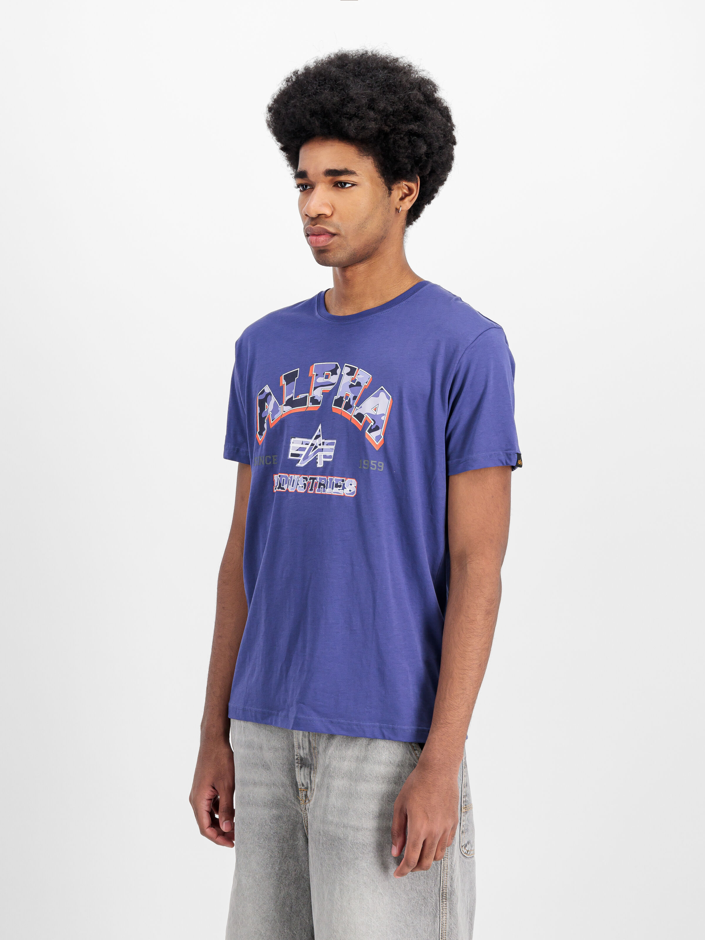 College Camo T-Shirt night purple 146511_735_2_model_00003_145099