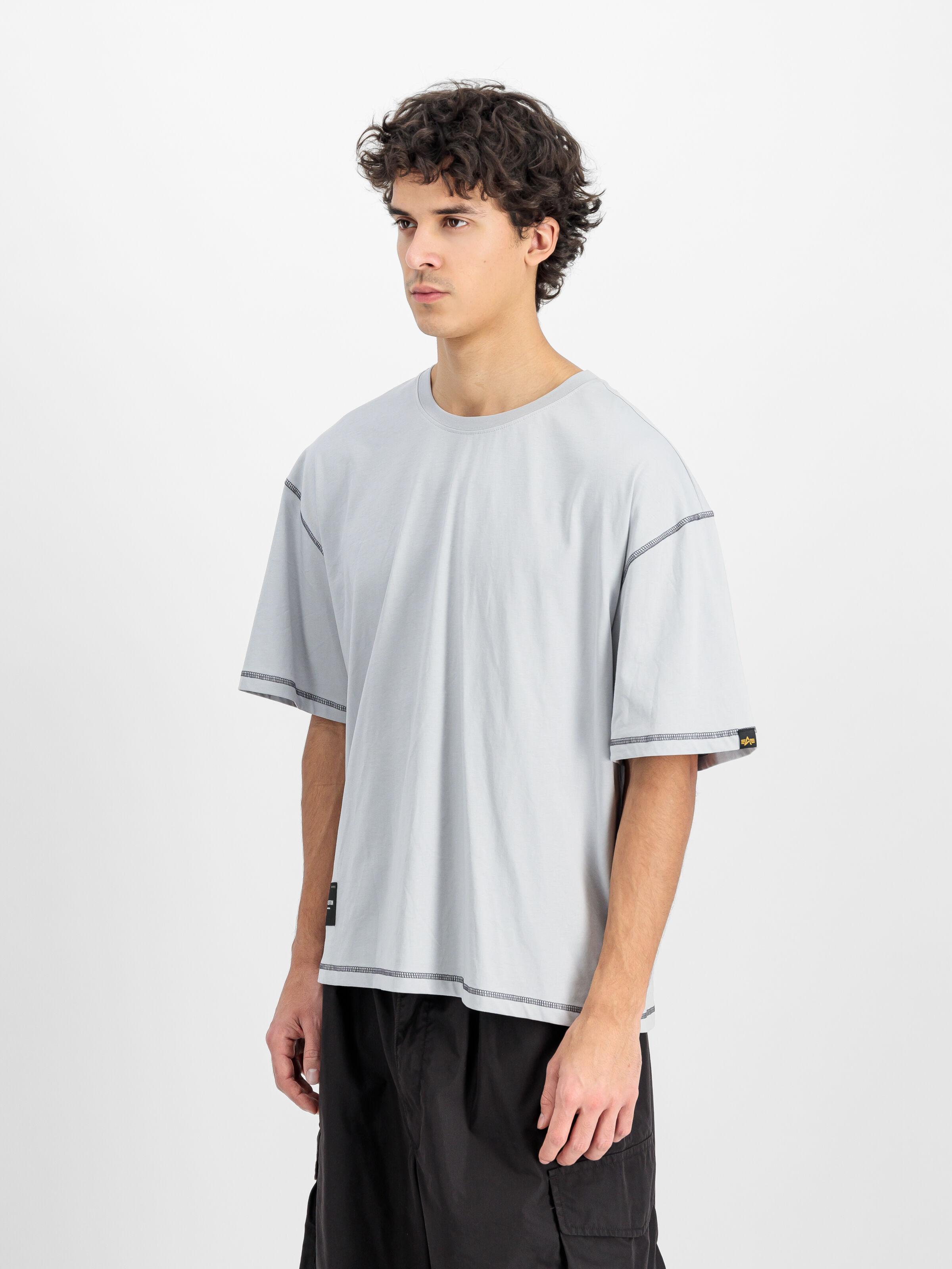 Studio Bubble Backprint T-Shirt pastel grey 156555_666_2_model_00003_138731
