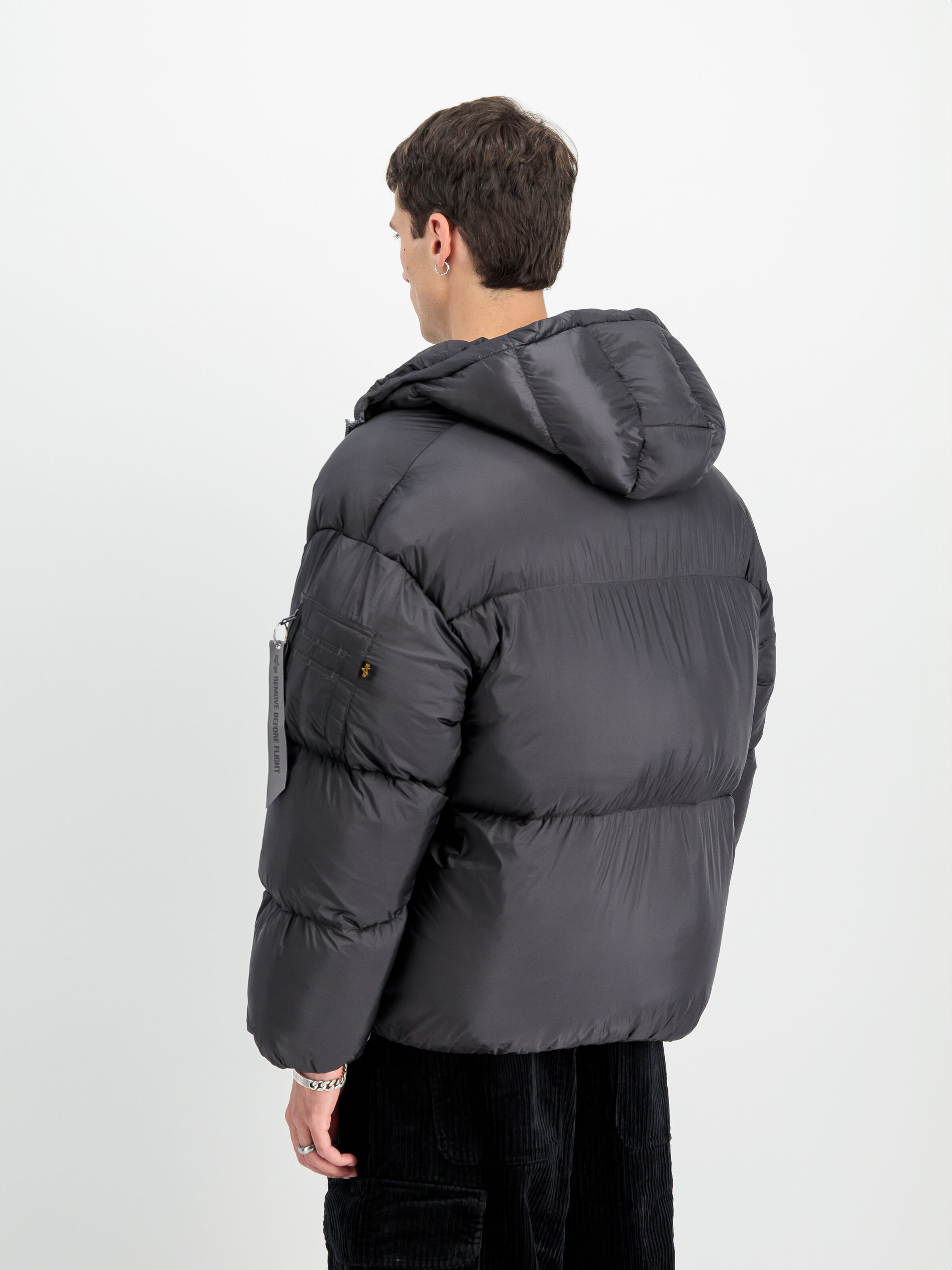 Cloud Puffer Bomber Winter Jacket vintage grey 148130_684_2_model_00004_117277