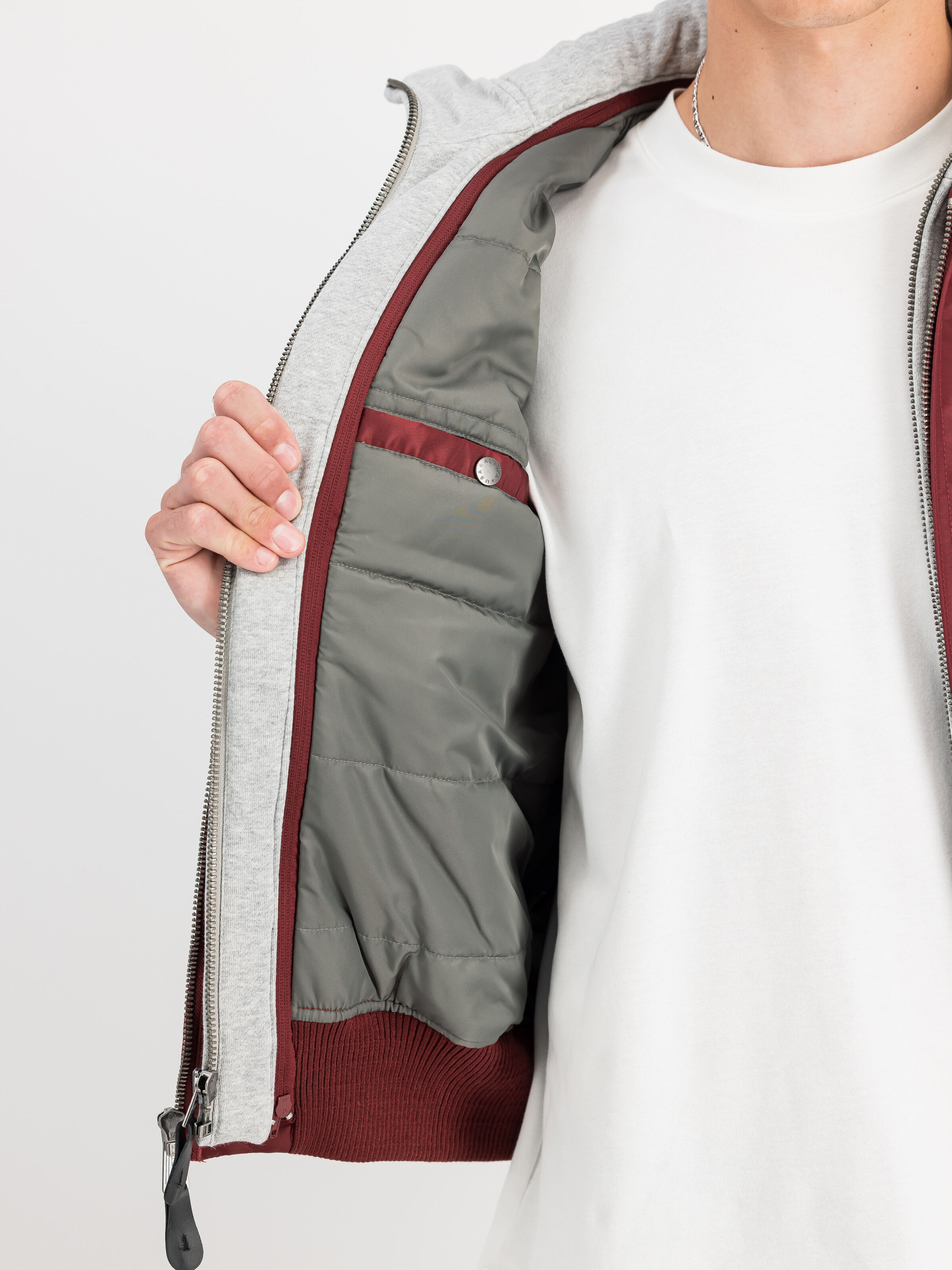 MA-1 D-Tec Hood Bomber Jacket burgundy 183110_184_3_detail_00001_189374