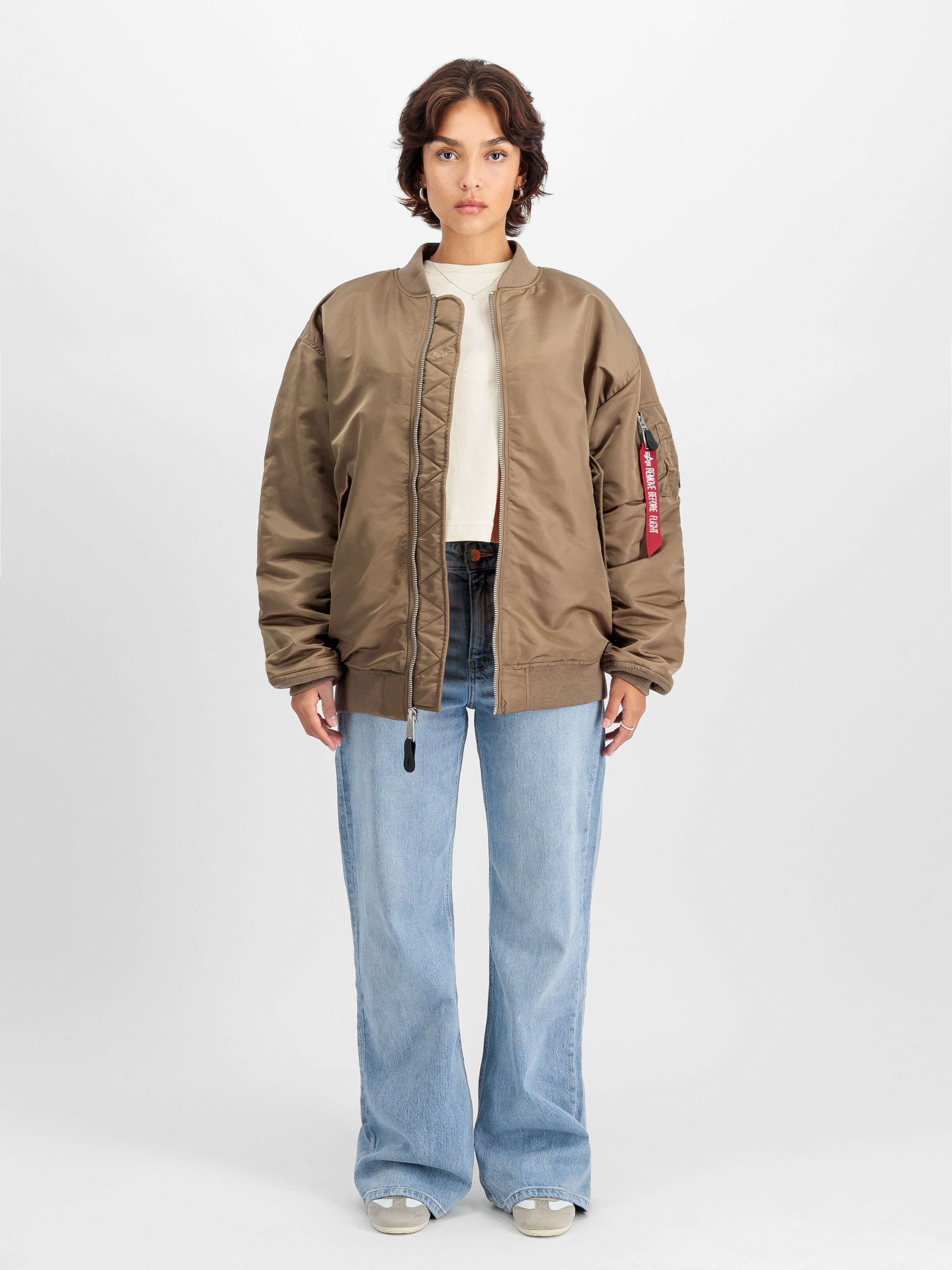MA-1 Core Bomber Jacket Women taupe 108010_183_2_model_00001_194774