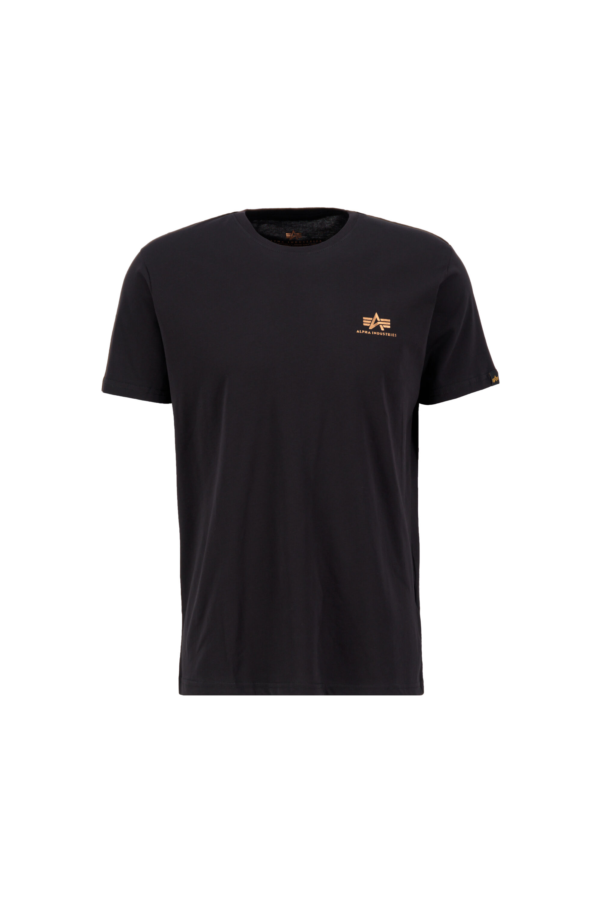 Basic Small Logo Foil Print T-Shirt black/gold 188505FP_365_001_122483.jpg