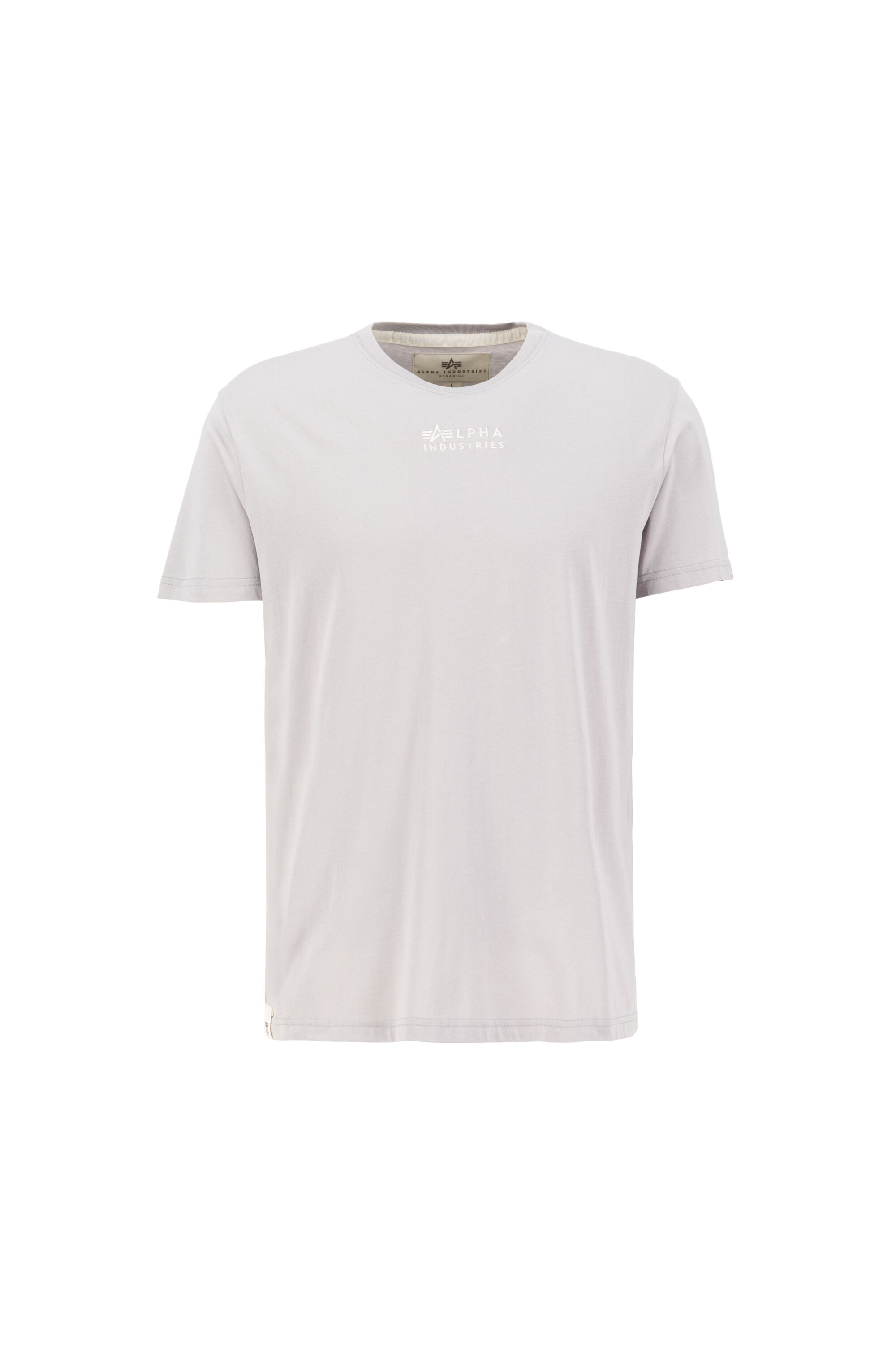Organics Embroidery T-Shirt organic grey 118529_643_alpha_industries_organics_emb_t_bust_front_124171.jpg