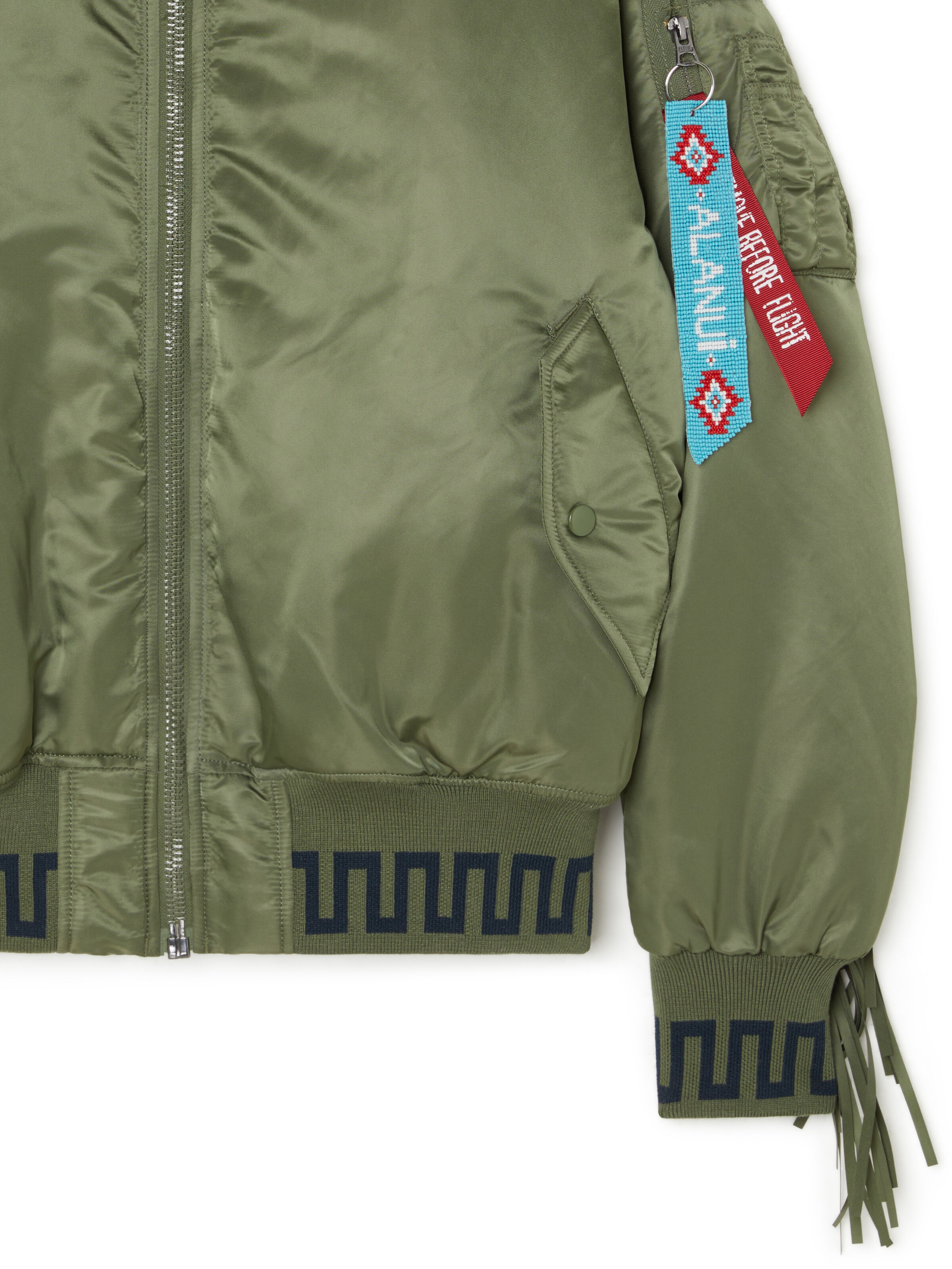 ALPHA X ALANUI MA-1 Bomber Jacket sage-green 148145_01_3_detail_00001_127173