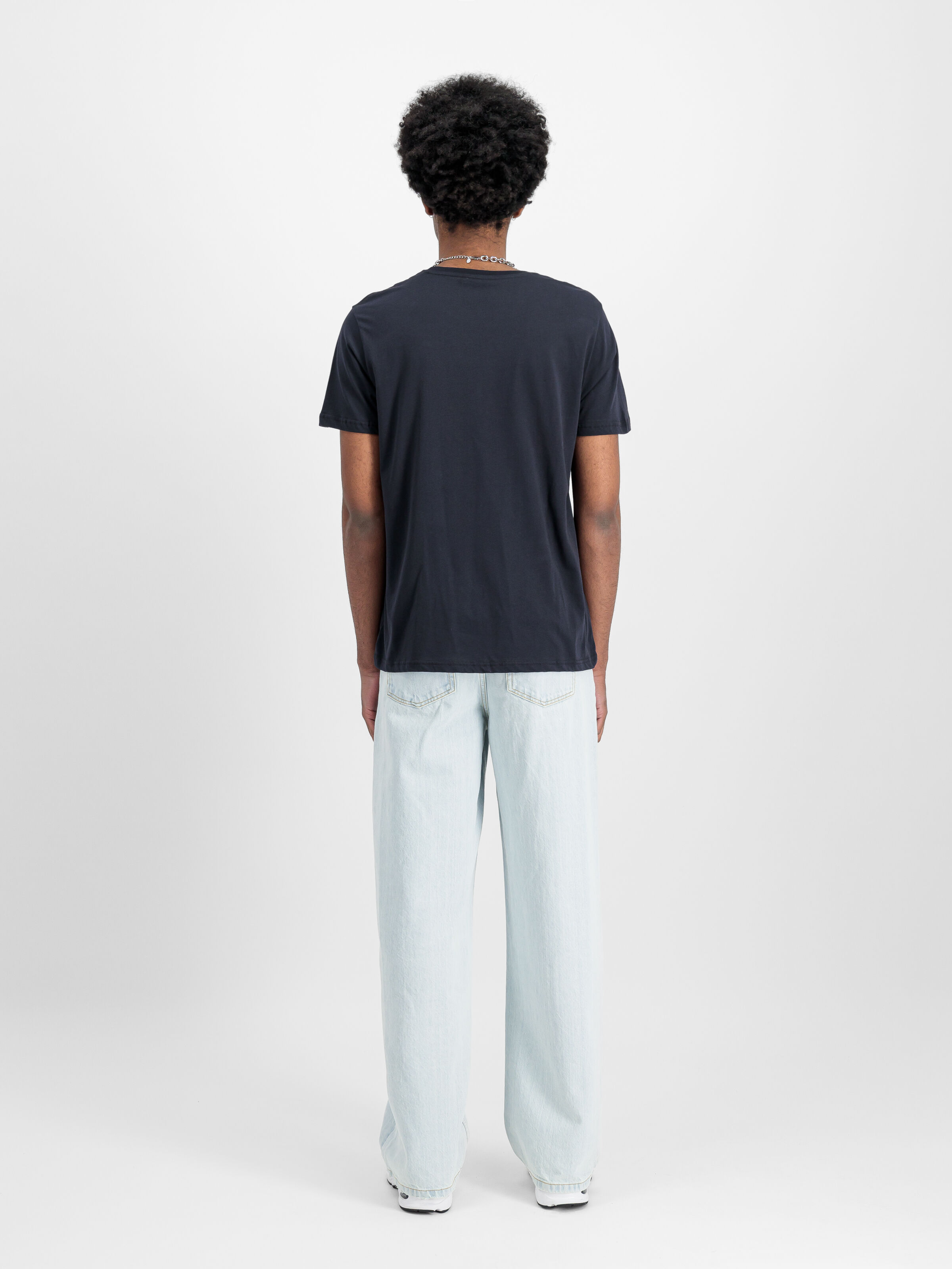 Basic Big Logo T-Shirt rep.blue 100501_07_2_model_00002_130472