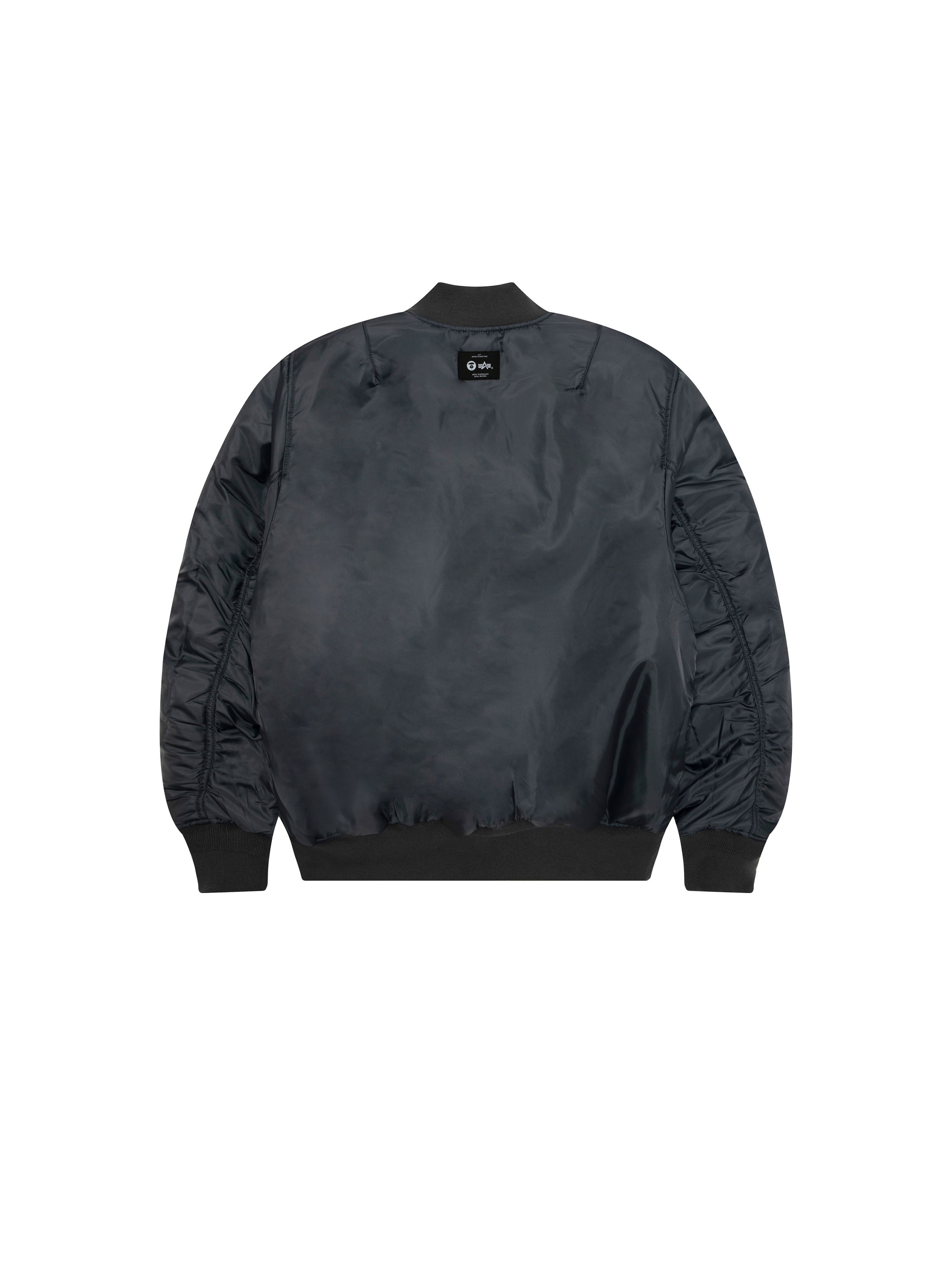 ALPHA x AAPE REVERSIBLE PADDED MA-1 Bomber Jacket castor grey 258162_777_3_detail_00006_208642