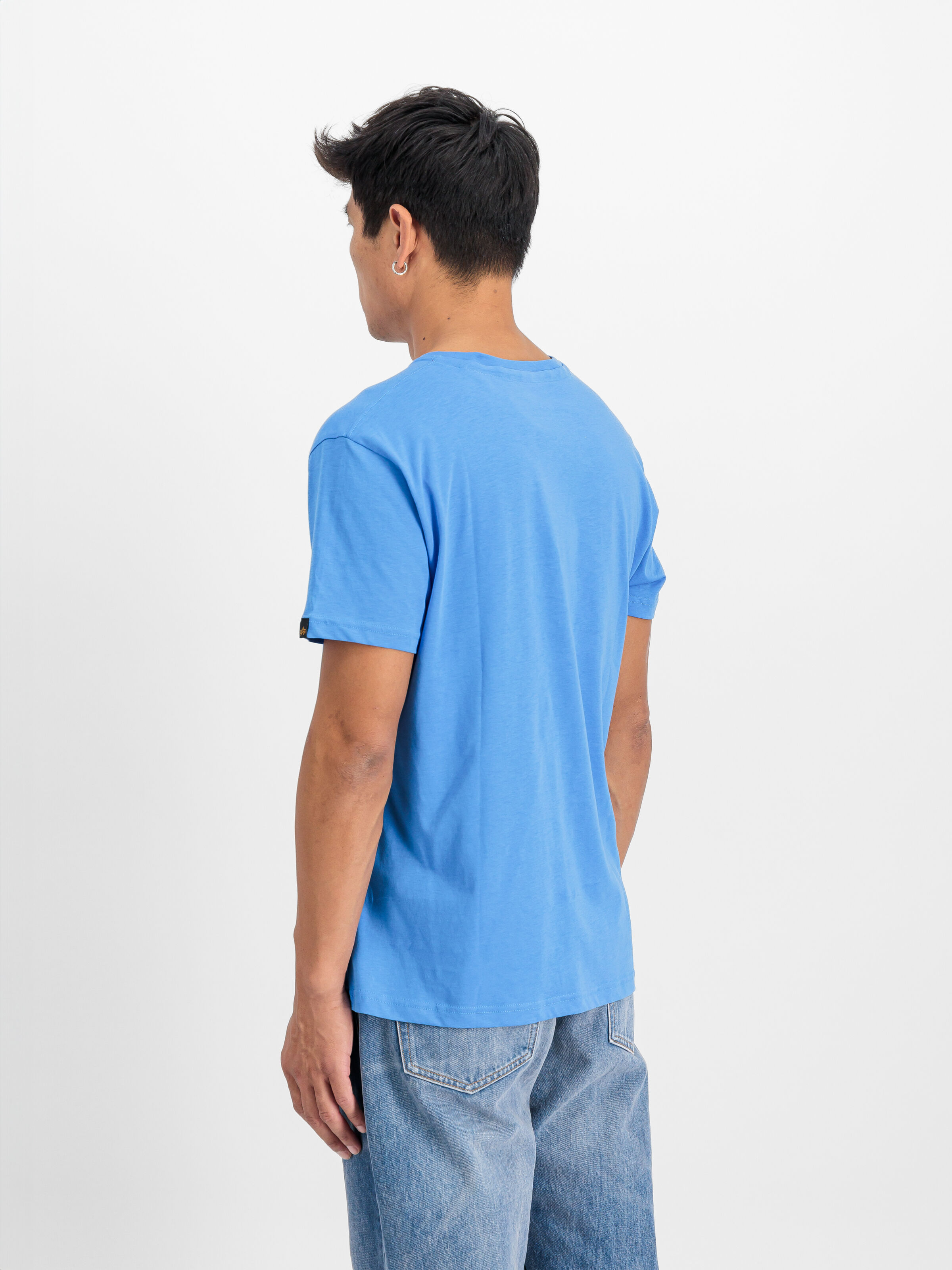 Alpha Puff Print T-Shirt mediteranian blue 146509_737_2_model_00004_118318