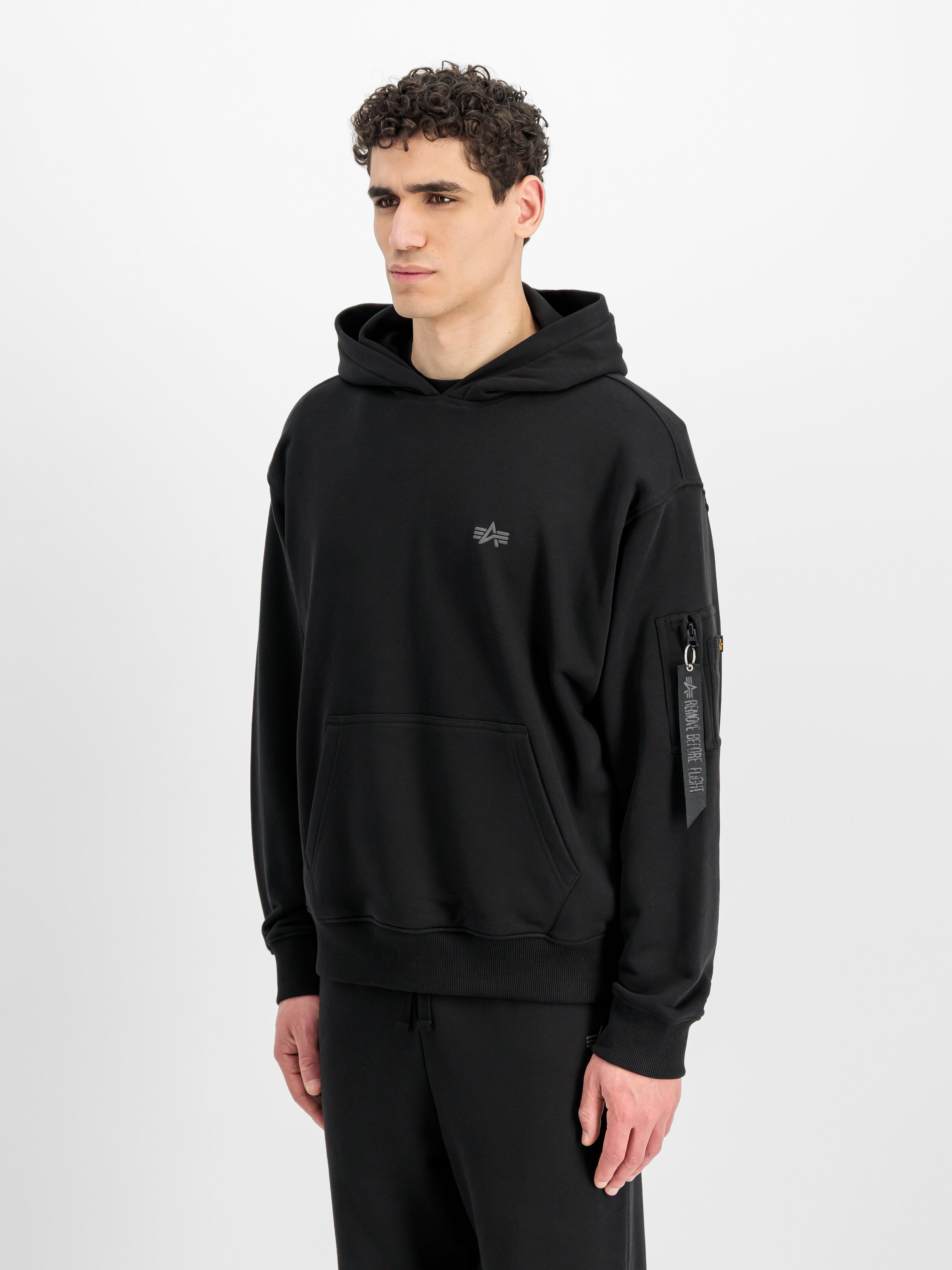 Dye To Match Mid Logo Hoodie black 268337_03_2_model_00002_228696
