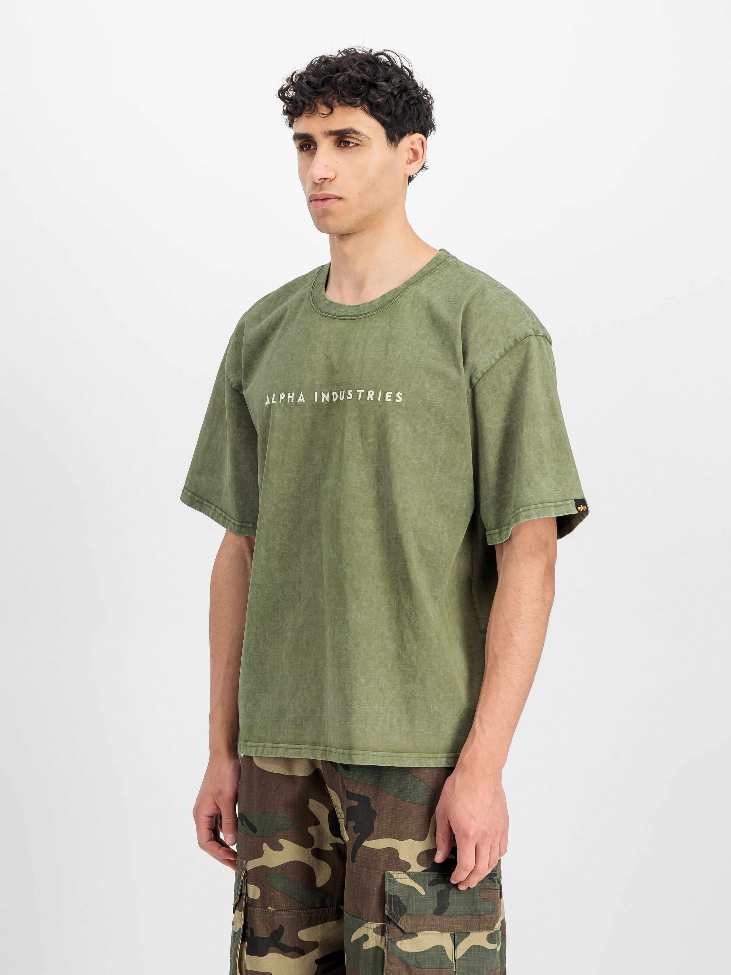 Acid Logo T-Shirt moss green 258519_714_2_model_00002_162607