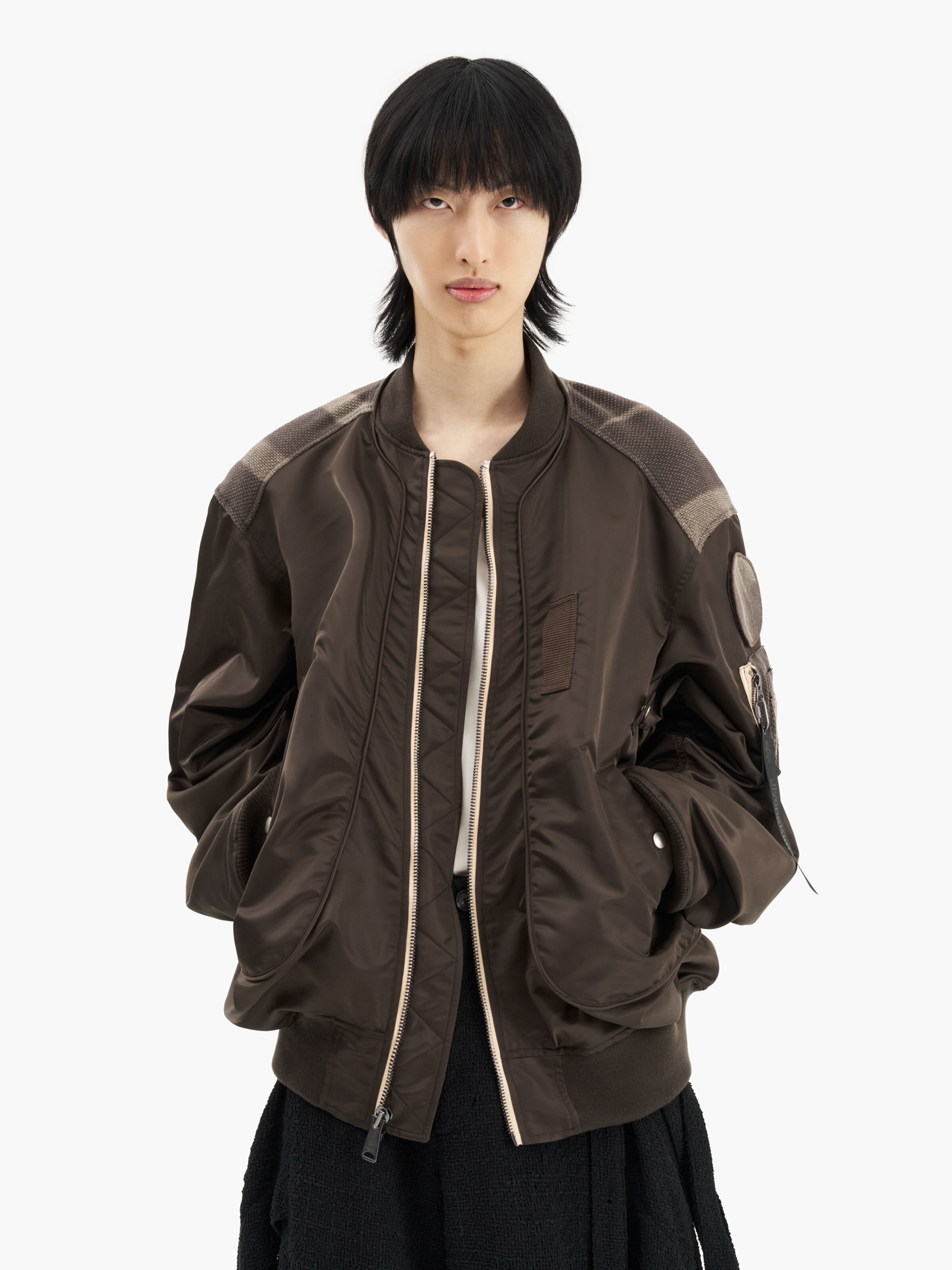ALPHA X JIYOUNG KIM SUN-BLEACHED FLIGHT L-2B BOMBER brown 156160_20_2_model_00002_157185