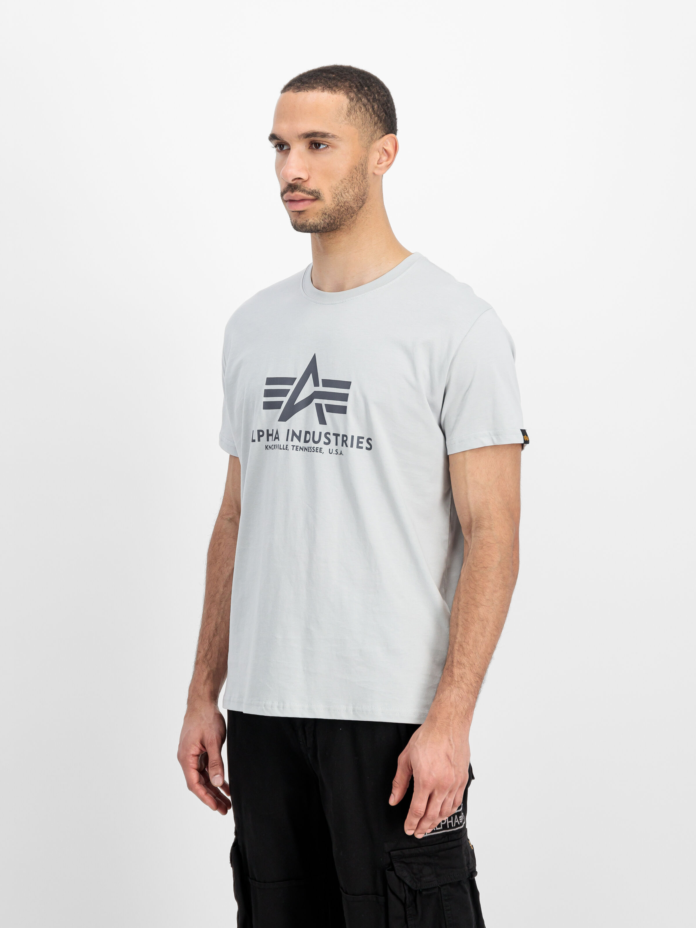 Basic Big Logo T-Shirt pastel grey 100501_666_2_model_00003_125275