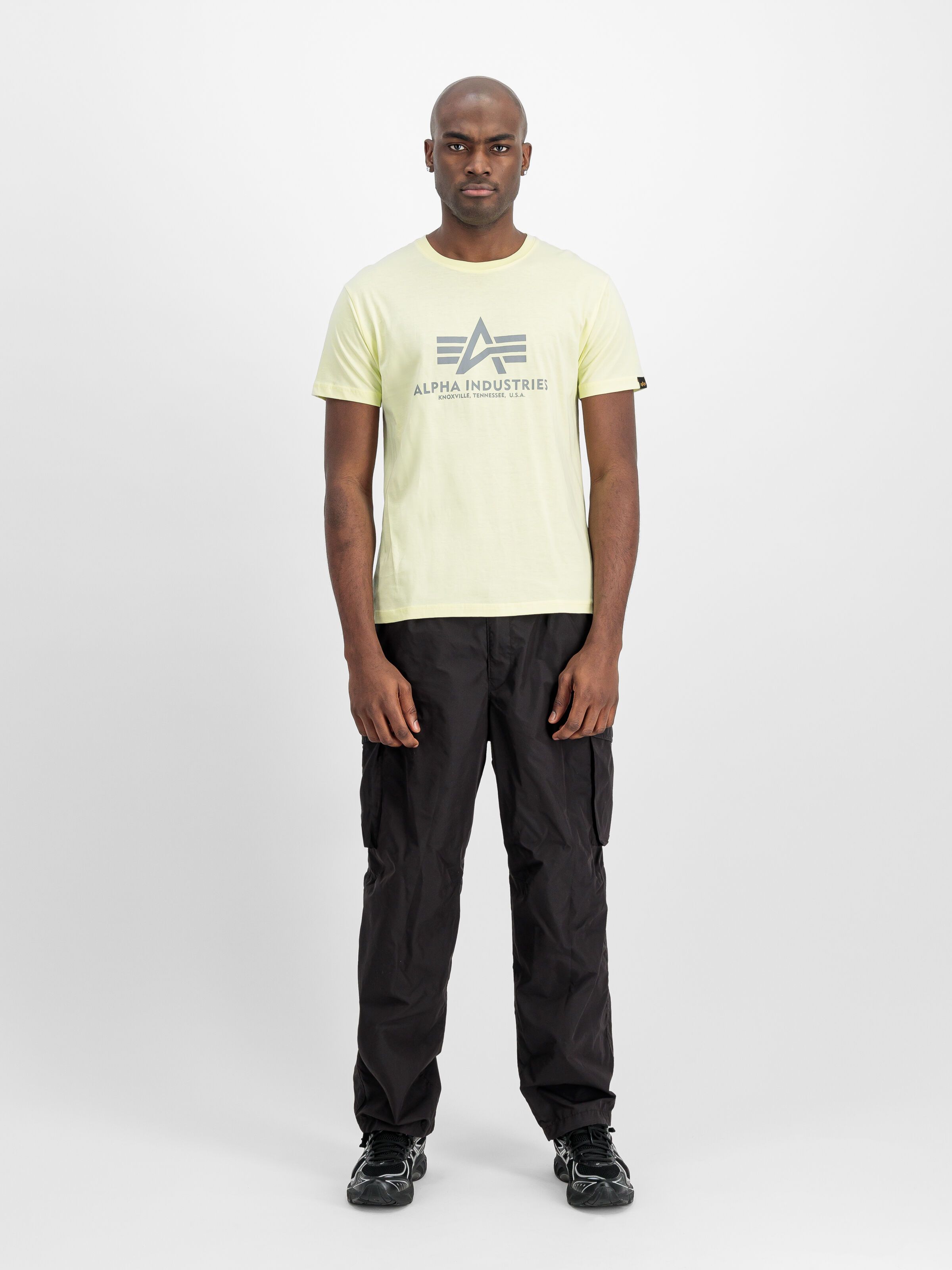 Basic Big Logo T-Shirt retro yellow 100501_764_2_model_00001_160994