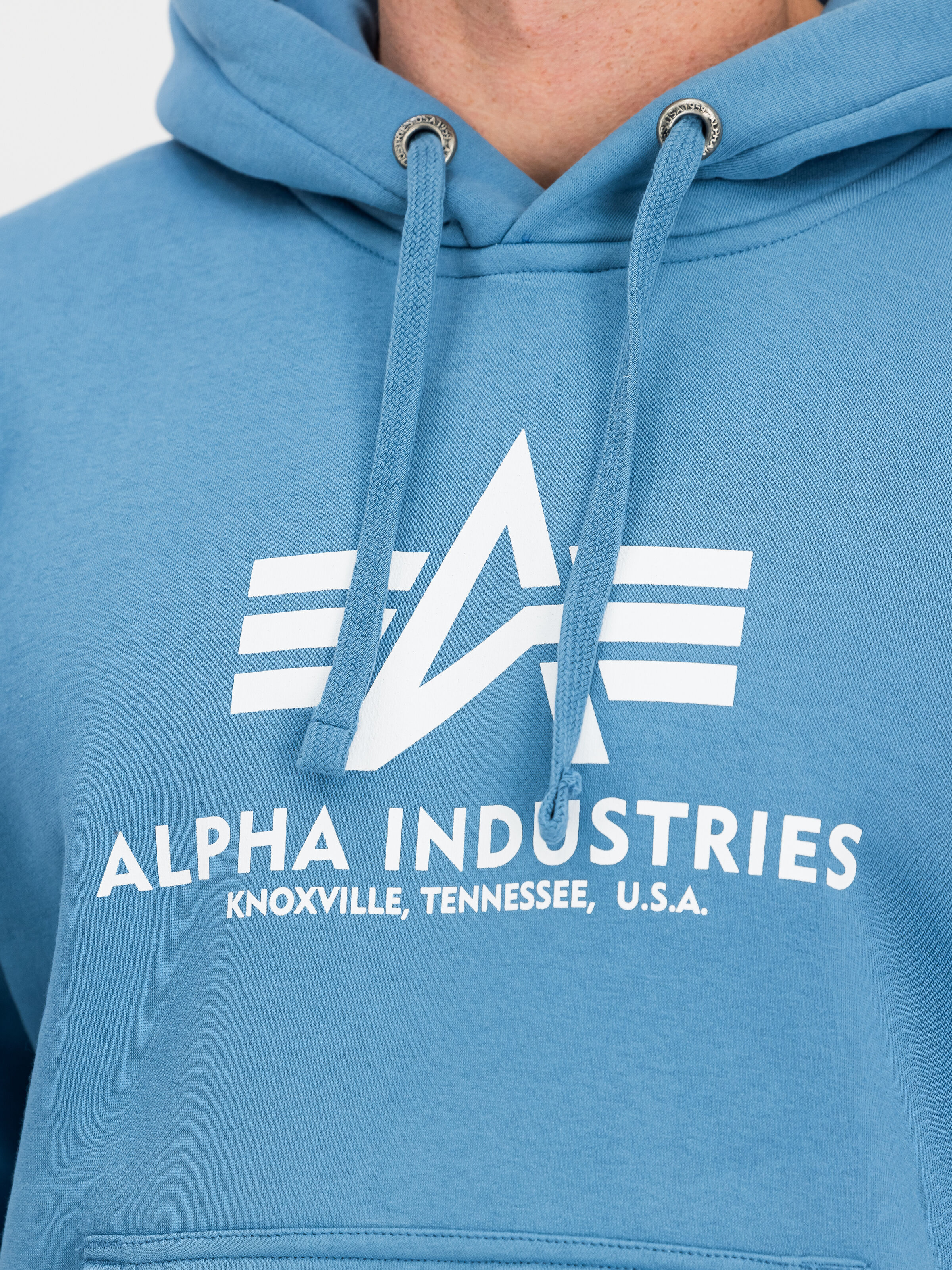 Basic Big Logo Hoodie airforce blue 178312_538_3_detail_00001_191442