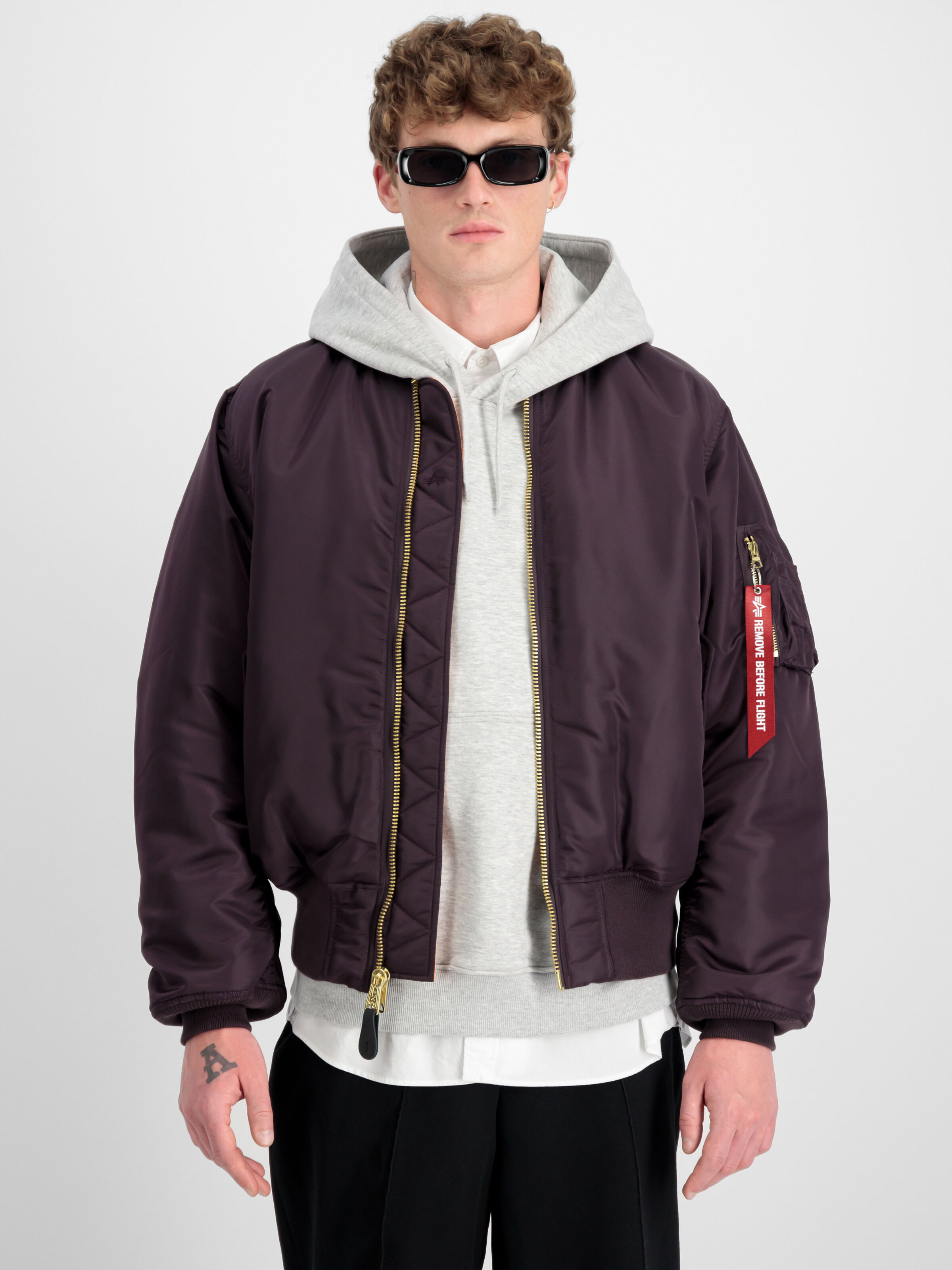 MA-1 Heritage Bomber Jacket Plum 100101_719_007_247908