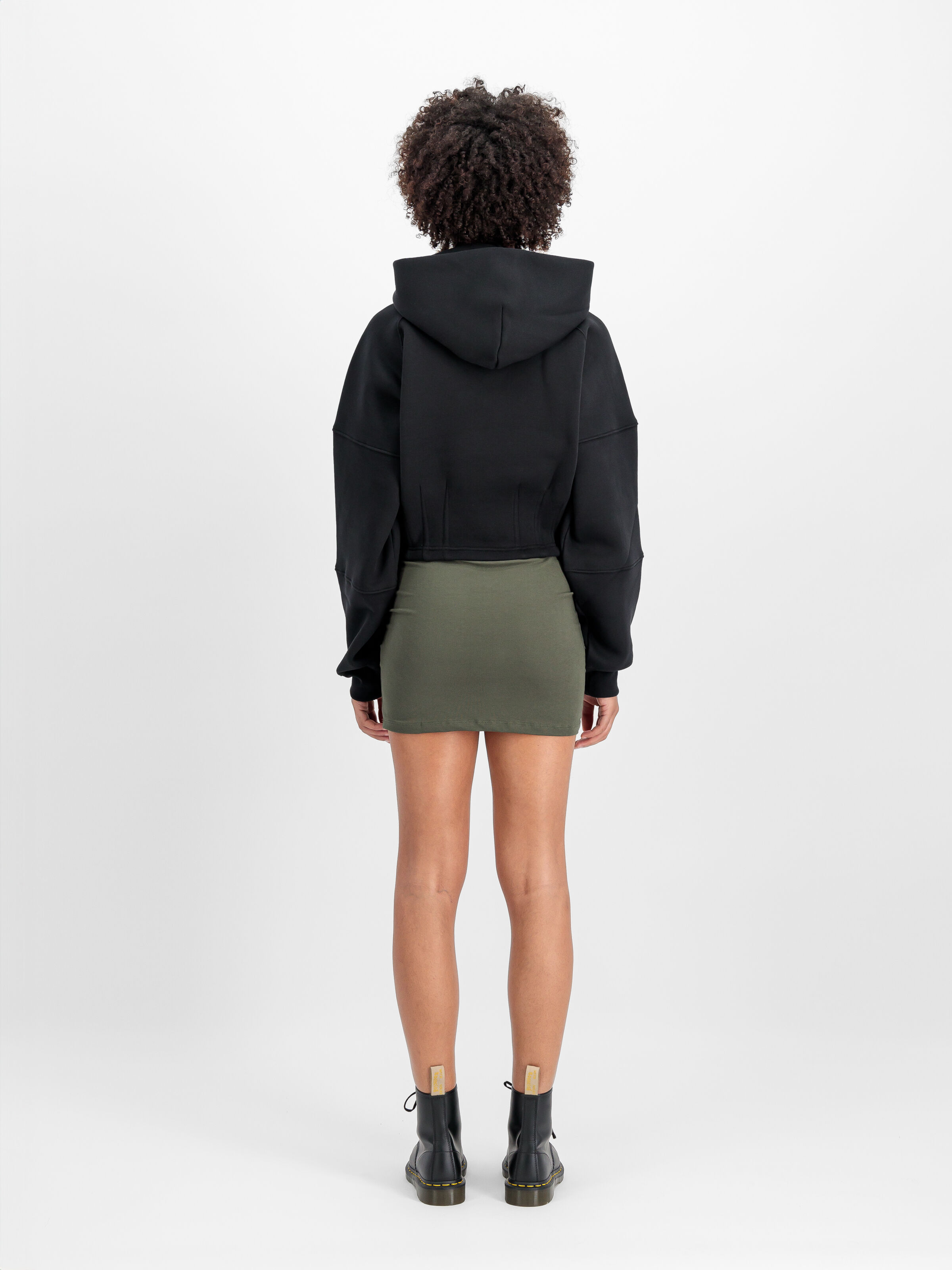 Waisted Hoodie Women black 148041_03_2_model_00002_106614