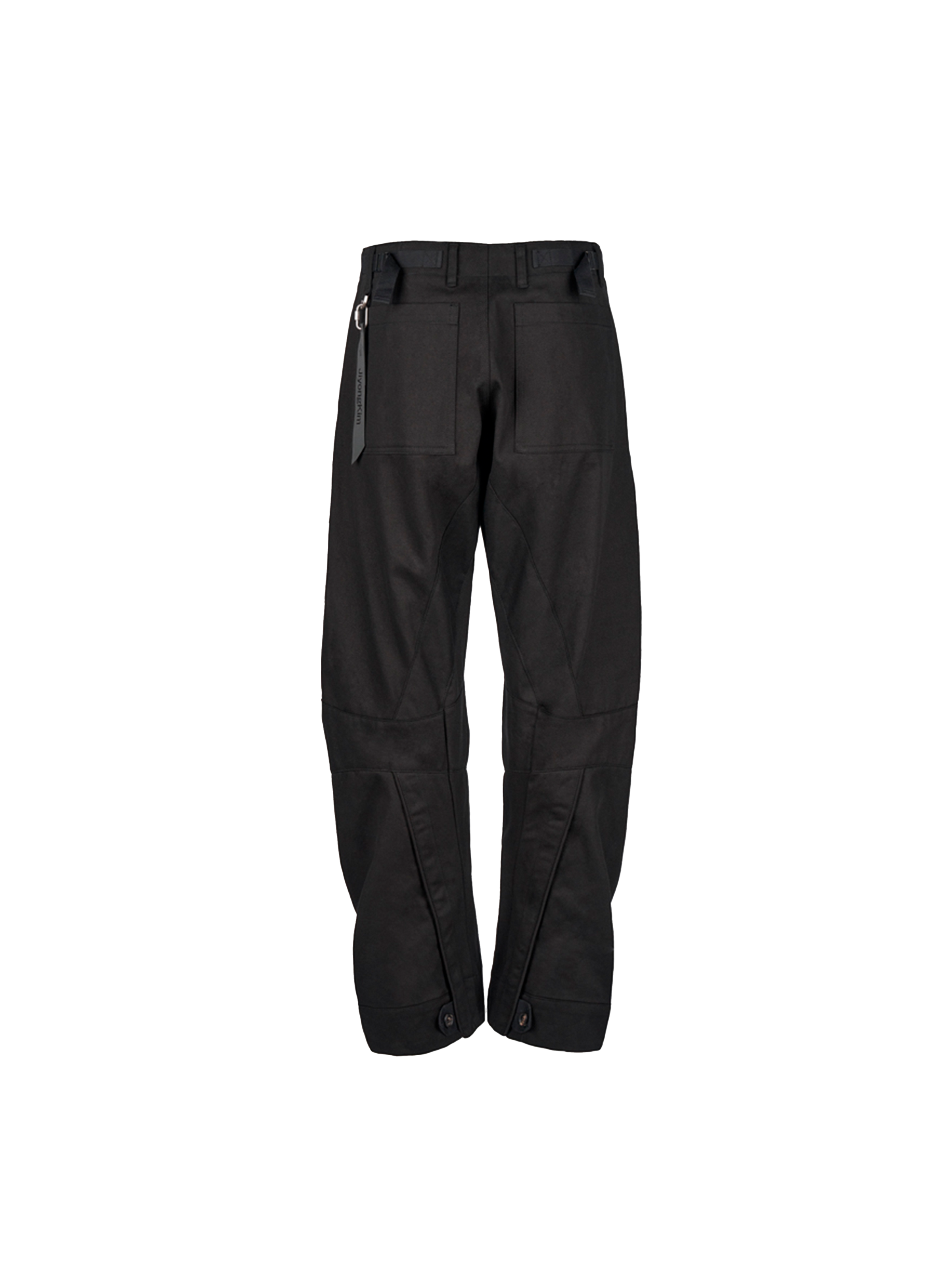 ALPHA X JIYOUNG KIM CURVED MULTI-POCKET TROUSERS black 156270_03_1_flatlay_00002_157214