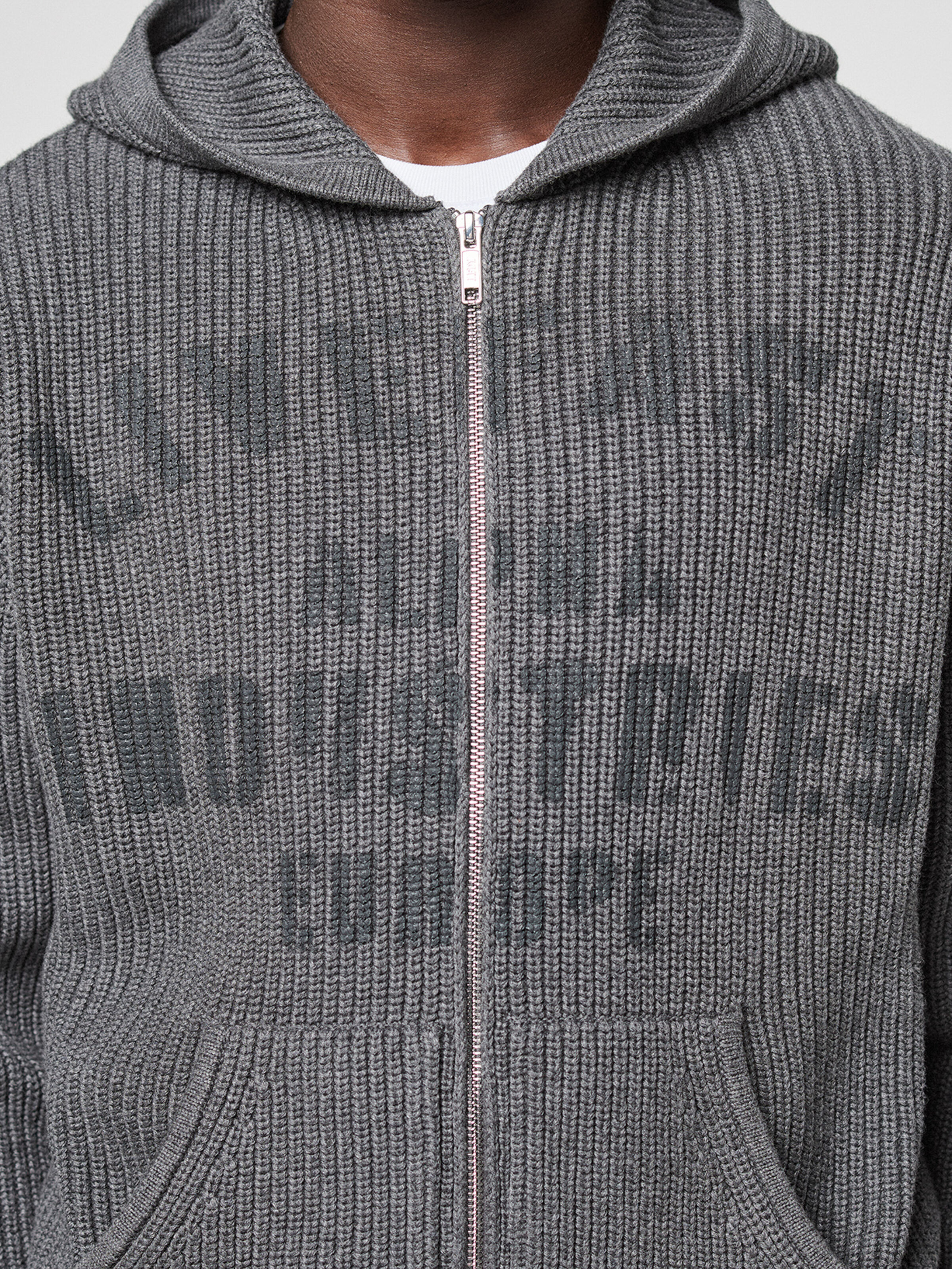 ALPHA x LFDY Knit Zip Hoodie dark grey 268342_75_3_detail_00001_246392
