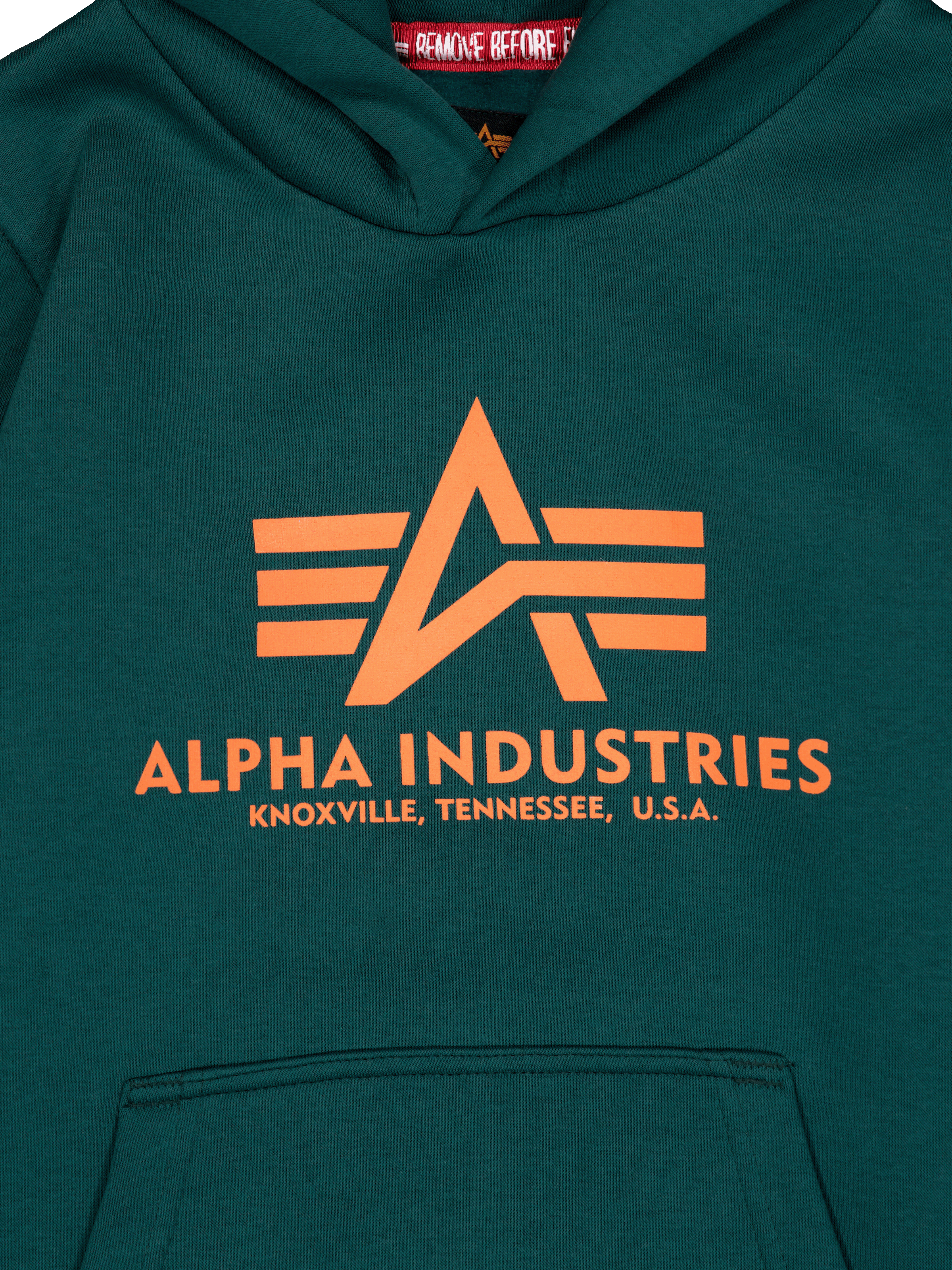 Basic Big Logo Hoodie Kids Force Green 196701_720_3_detail_00001_113080