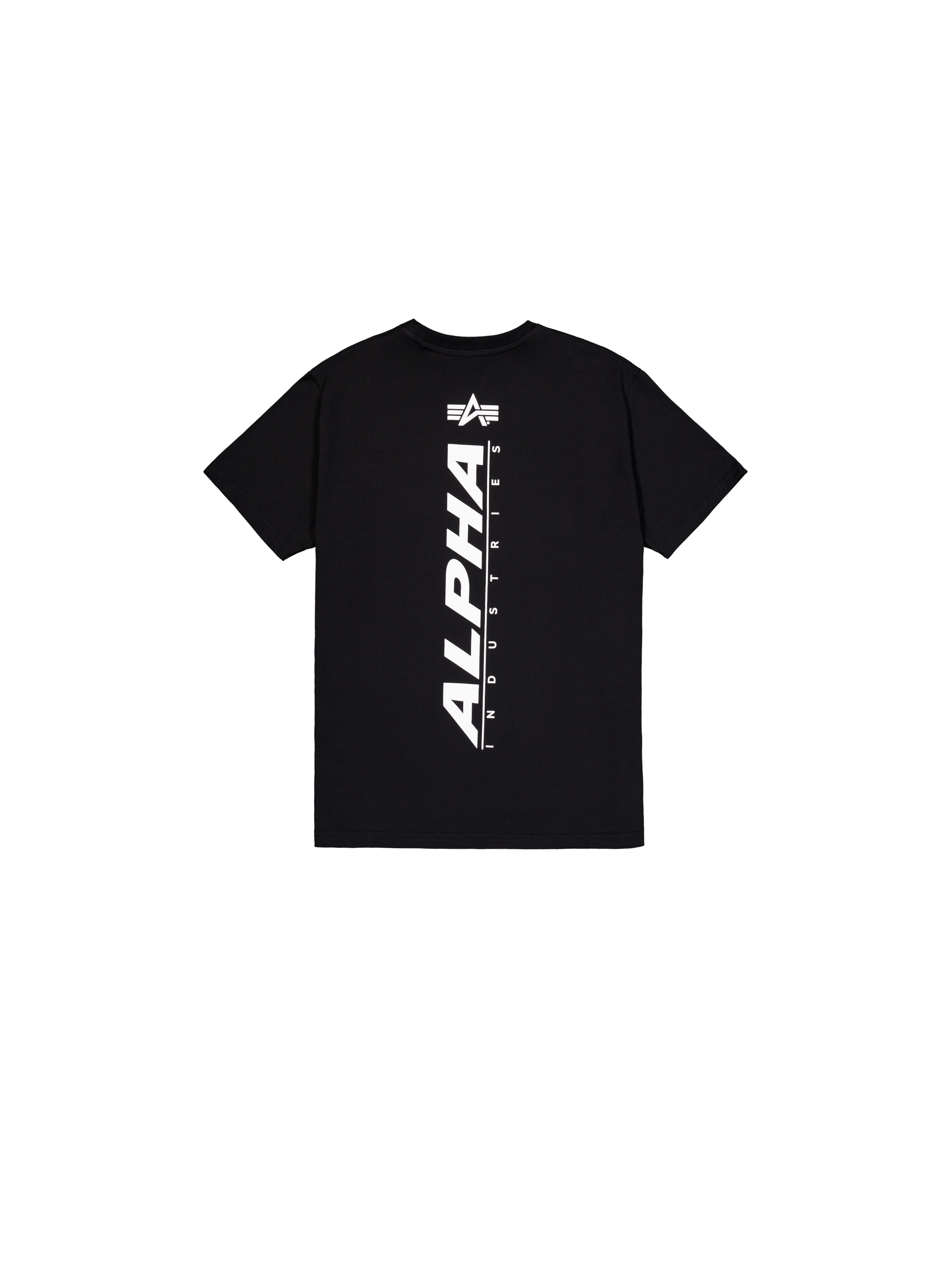 Alpha Backprint Puff T-Shirt black 258526_03_1_flatlay_00002_159765