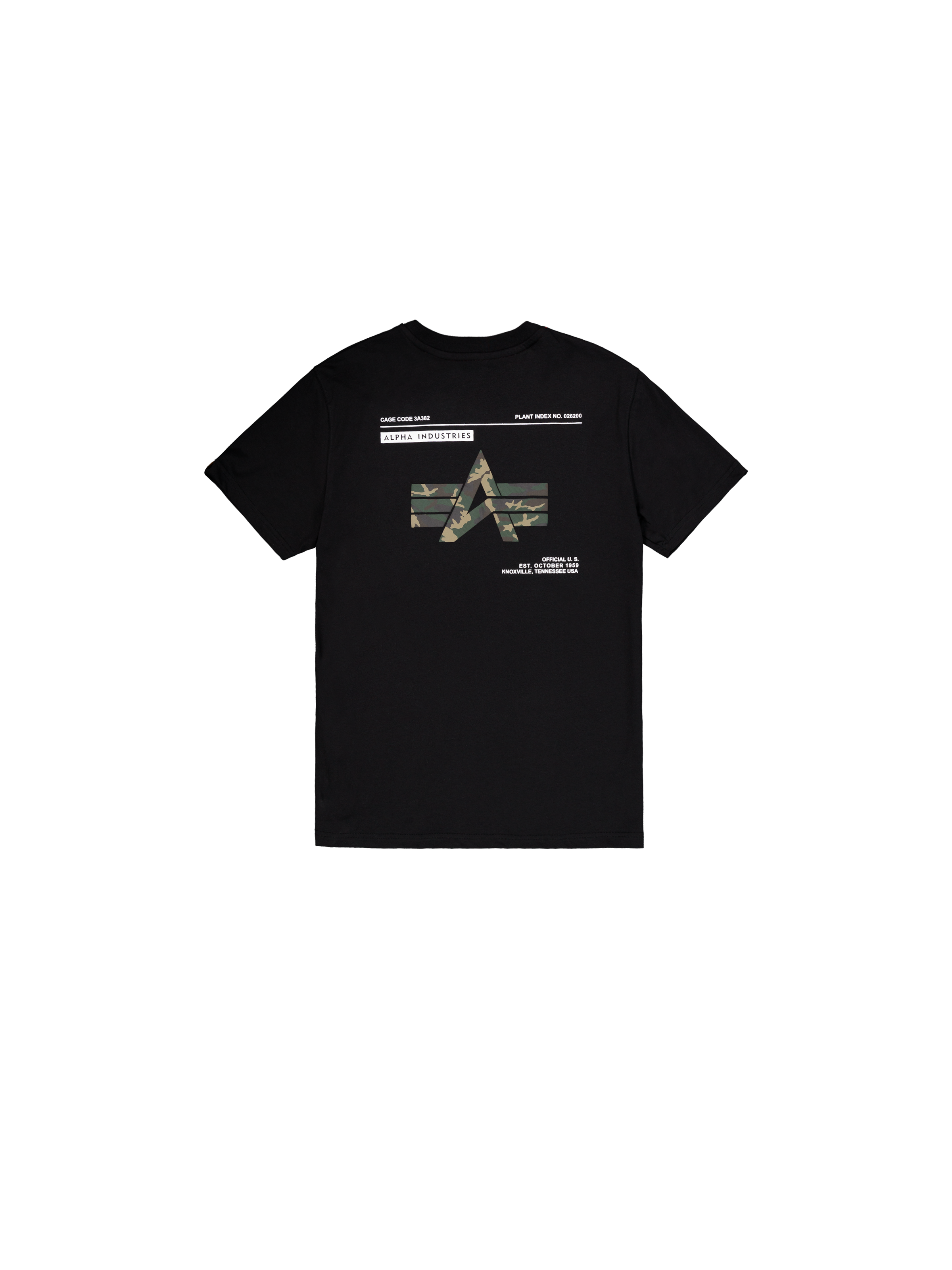 Camo Label Backprint T-Shirt black 258504_03_1_flatlay_00002_163945