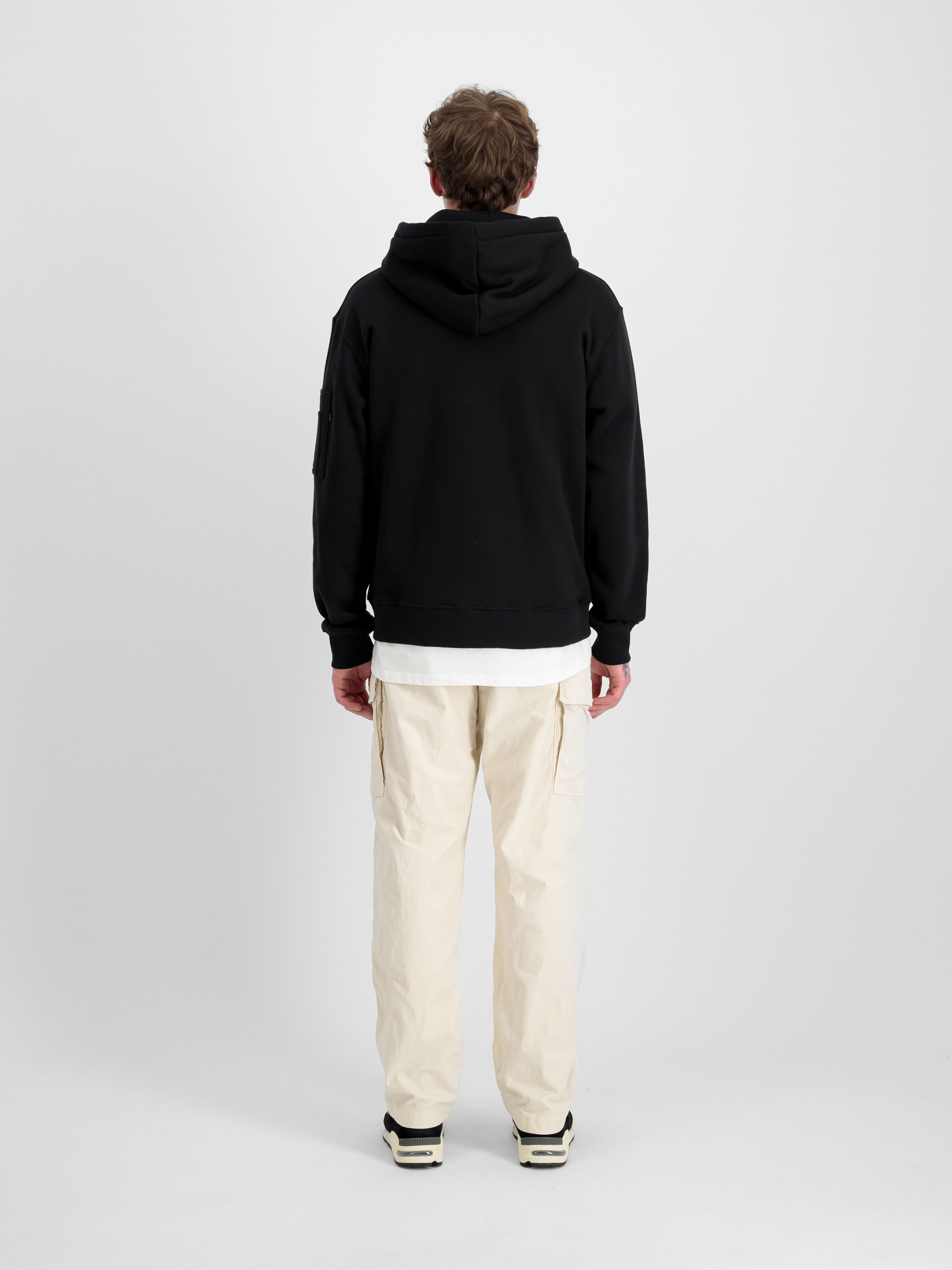 Camo Panel Hoodie black 148338_03_2_model_00002_98504