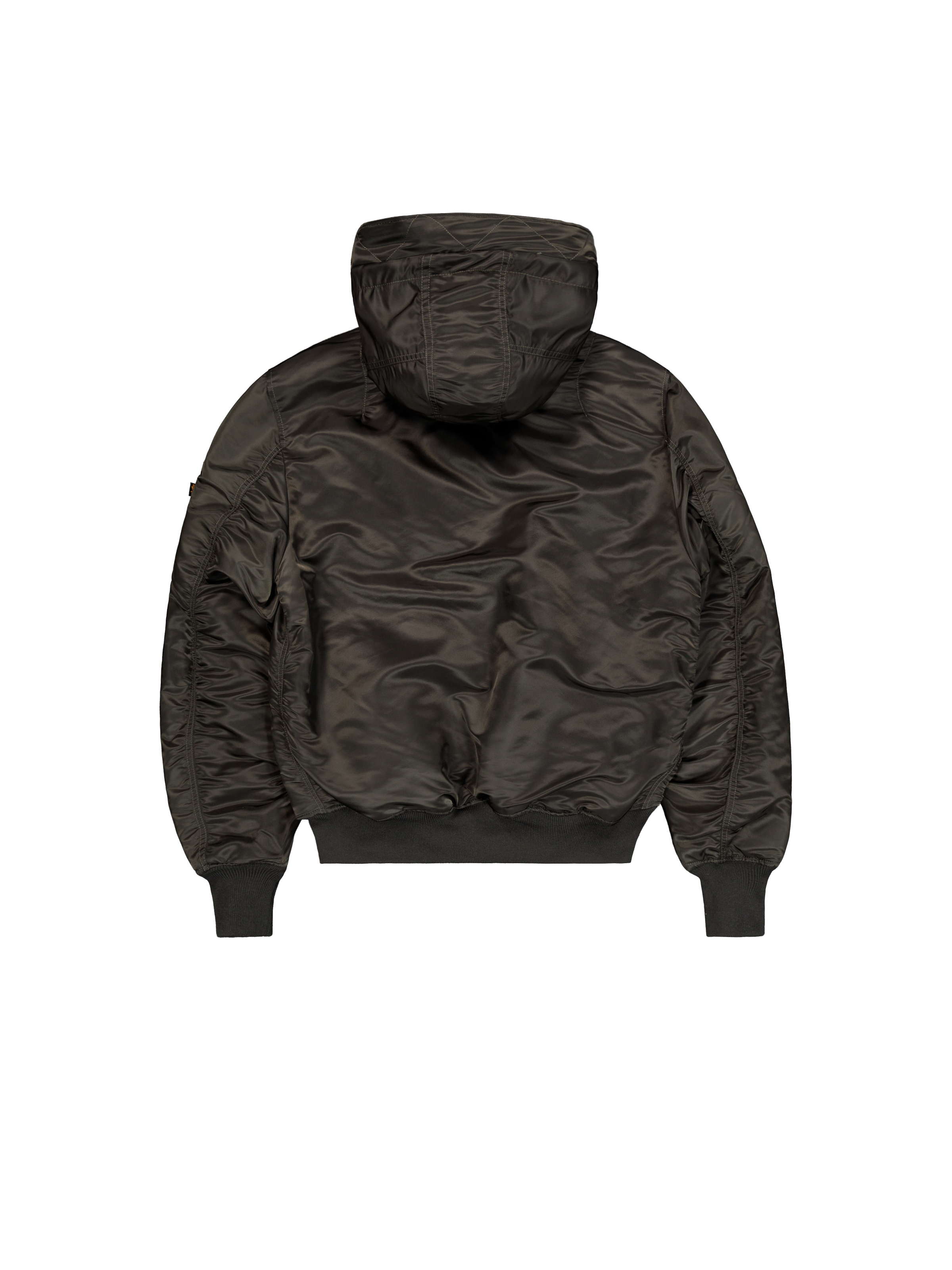 MA-1 Hooded Bomber Jacket black olive 158104_413_1_flatlay_00002_166117