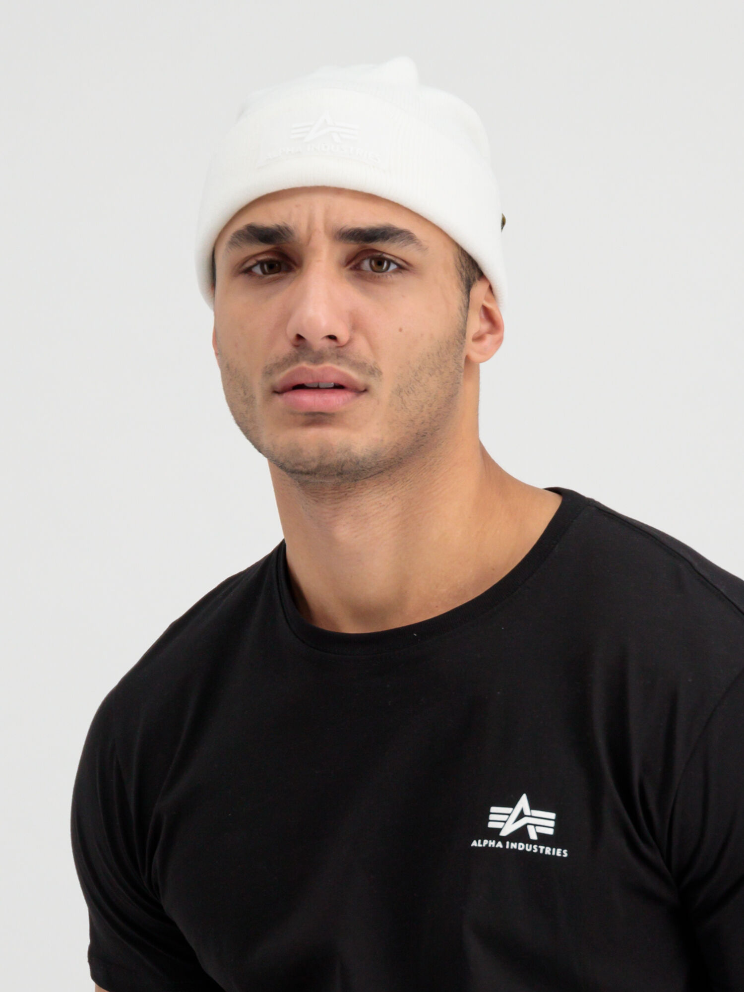 Velcro Beanie white