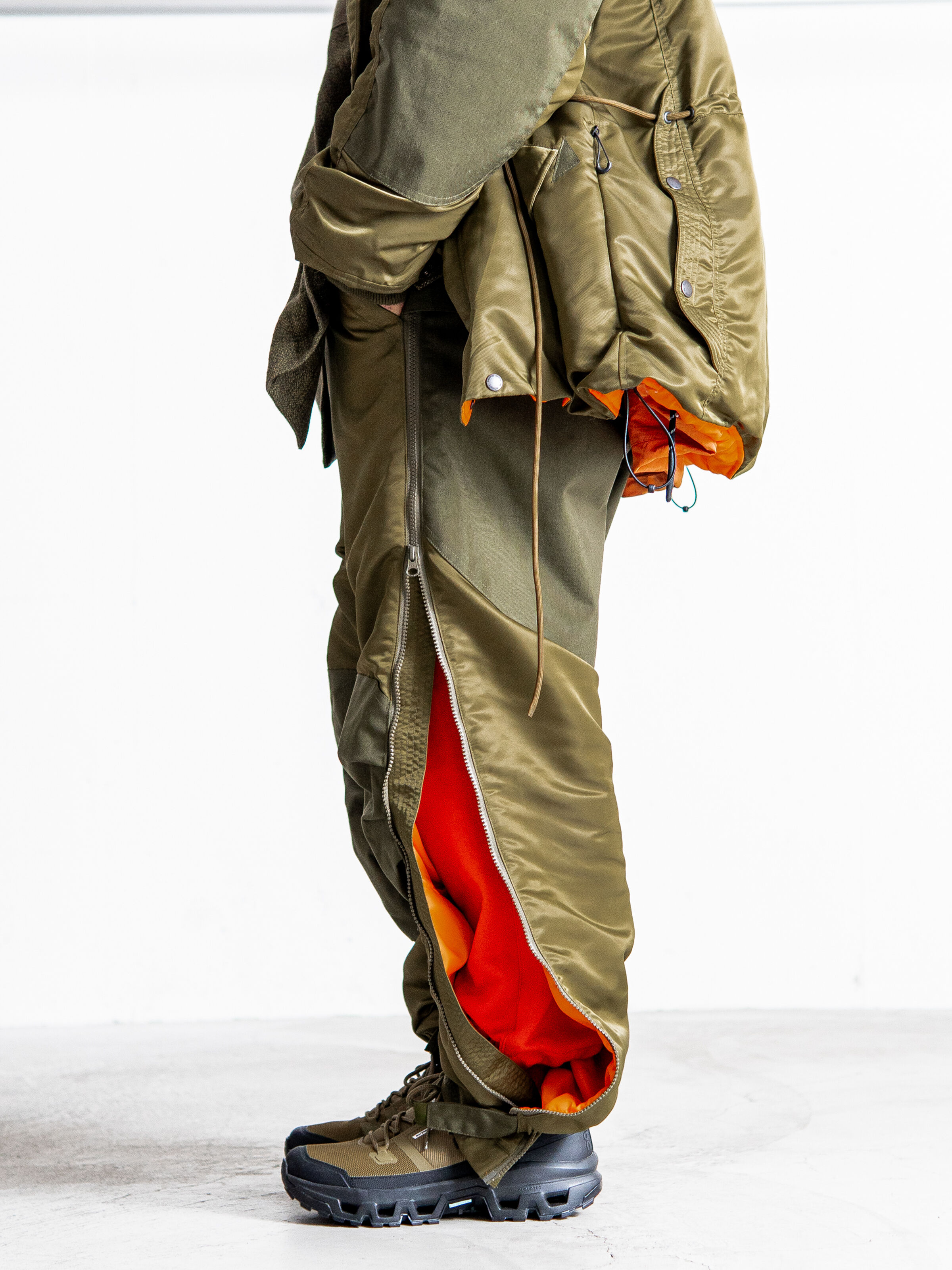 ALPHA x NORBIT Side Opening Padding Samue Pant khaki 258124_13_3_detail_00001_208773