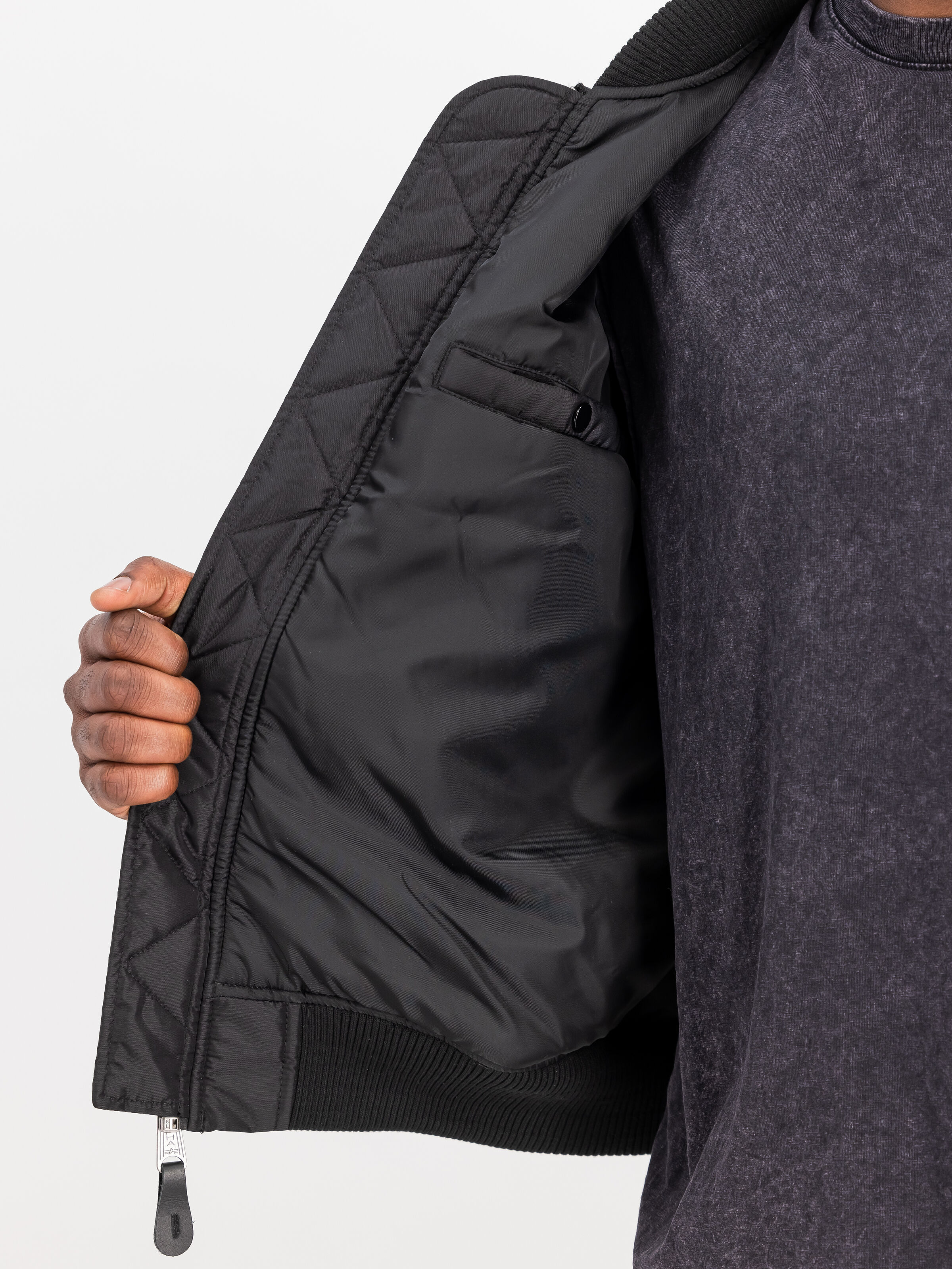 MA-1 Camo Back Embroidery Bomber Jacket black 258120_03_3_detail_00001_163553