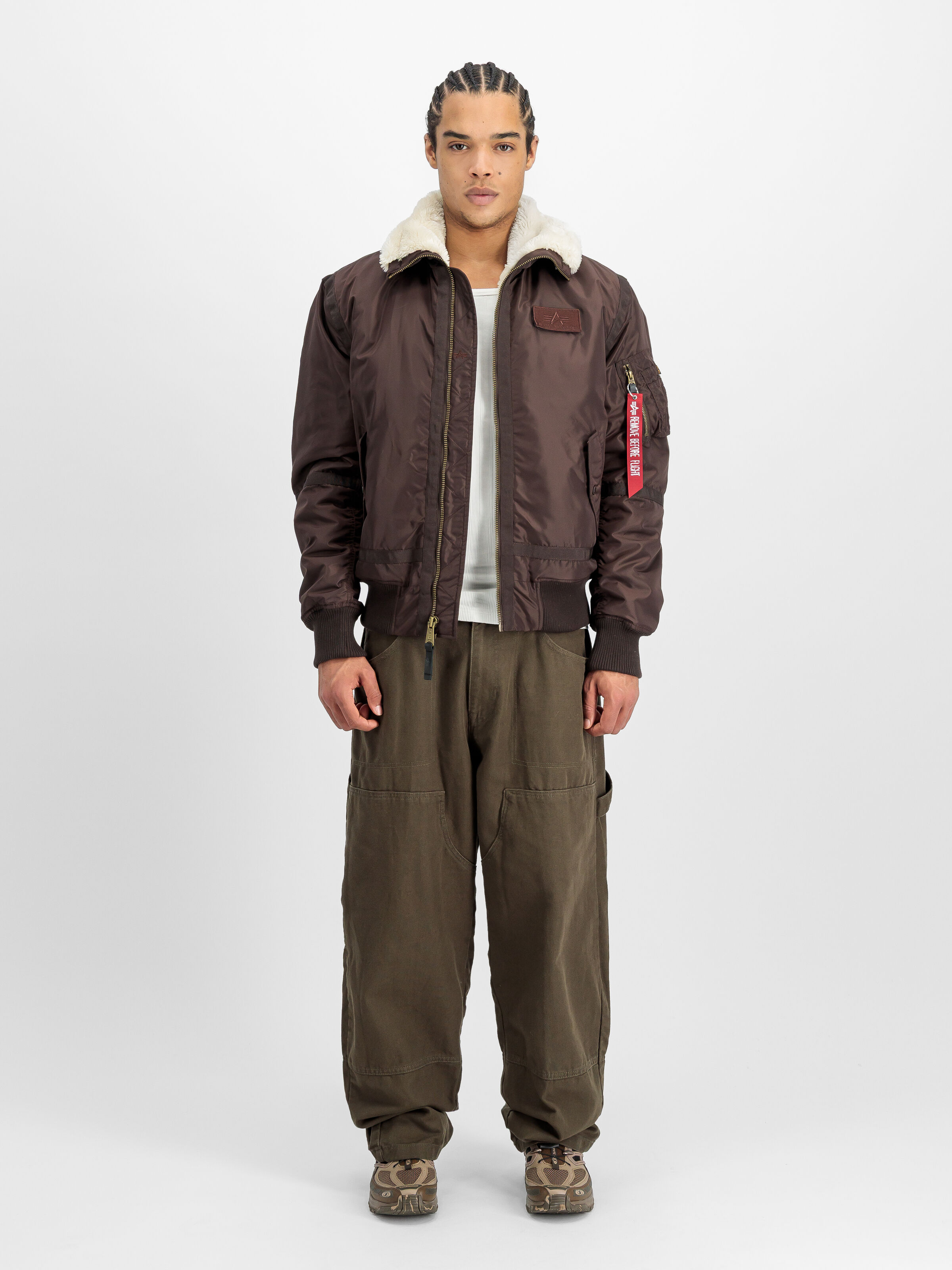 B-15 III TT Two Tone Bomber Jacket hunter brown 198122_696_2_model_00001_166797