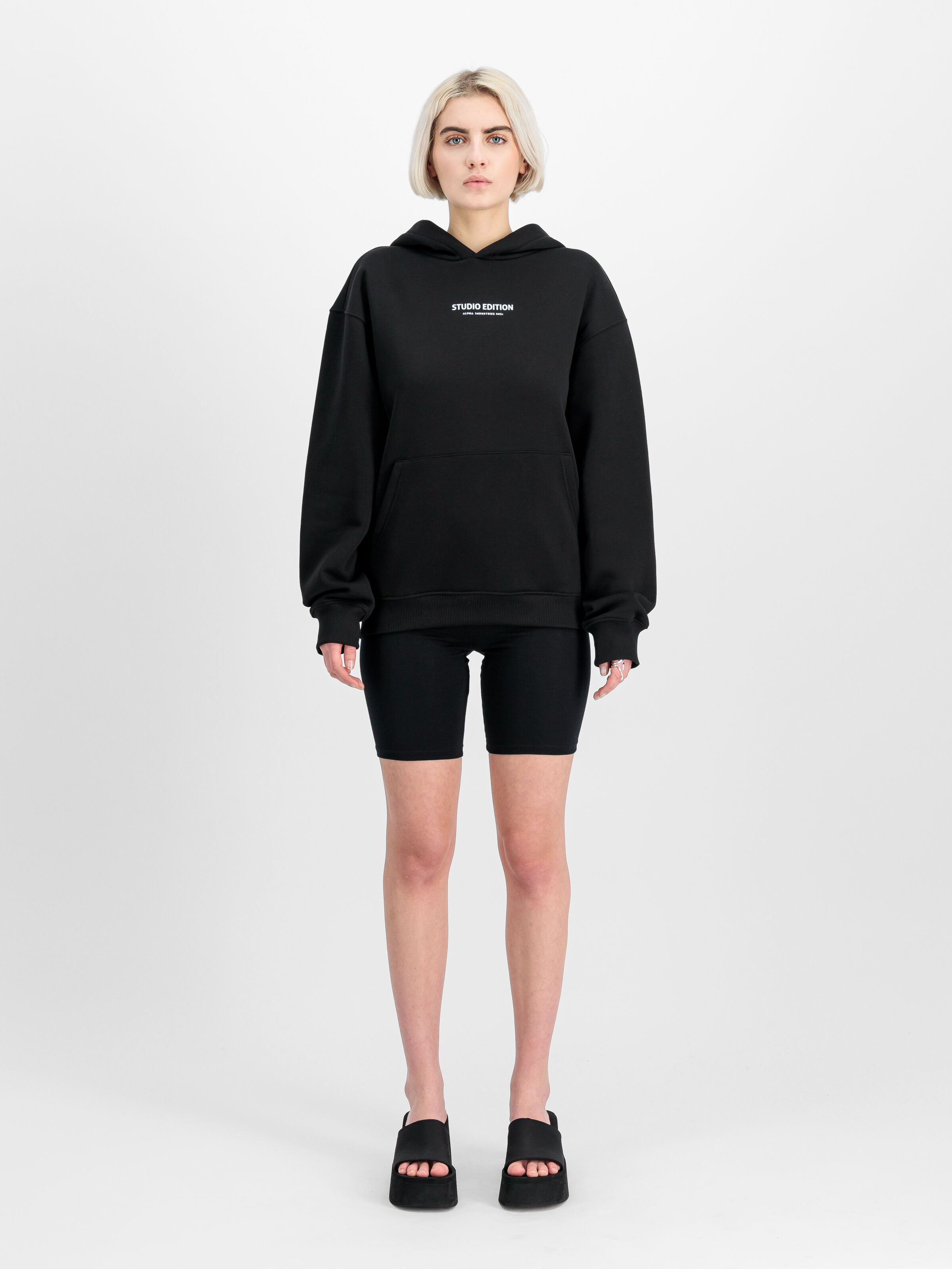 Studio Edition Backprint Hoodie Women black 156042_03_2_model_00001_140274
