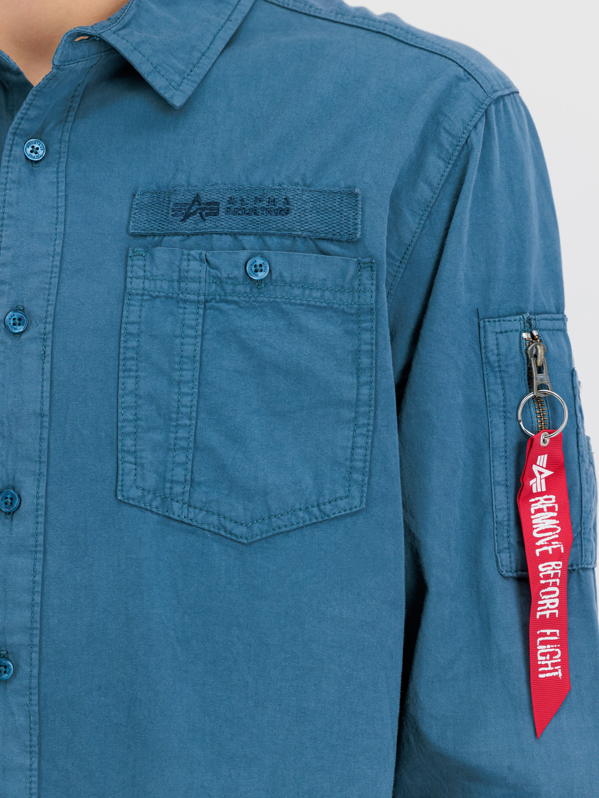 Air Force Embroidery Shirt vintage marine 138422_678_3_detail_00001_130007