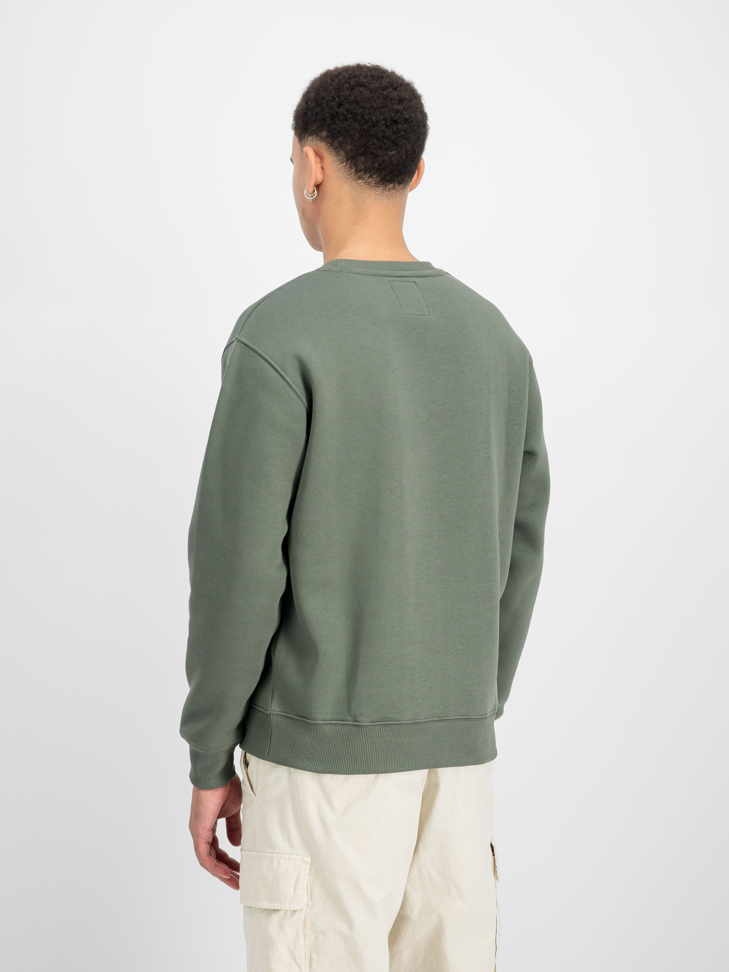 Basic Big Logo Sweatshirt vintage green 178302_432_2_model_00003_185003