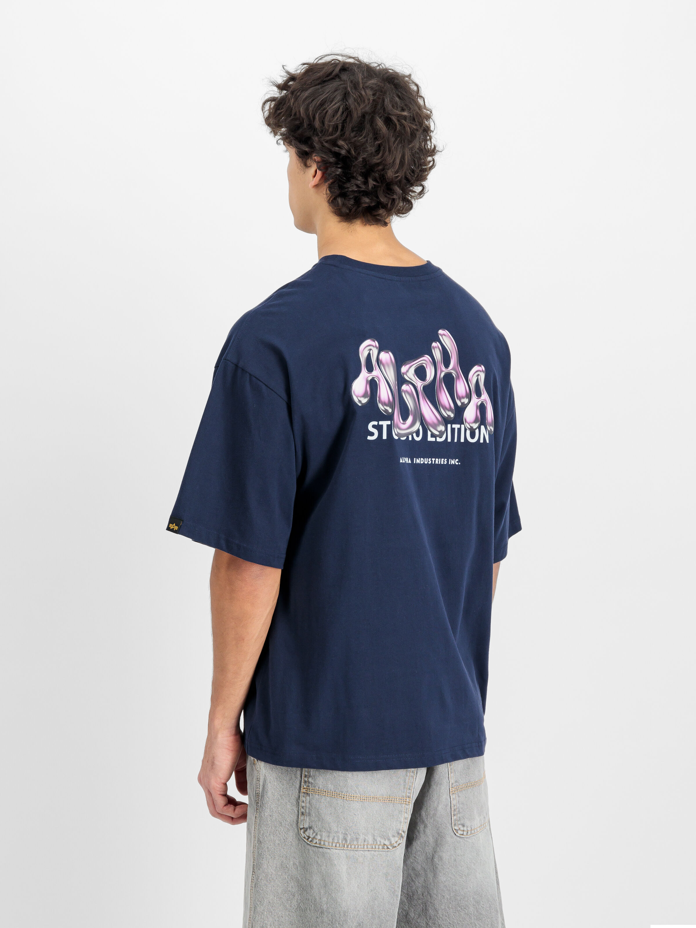 Studio Edition Backprint T-Shirt ultra navy 156553_697_2_model_00004_139008