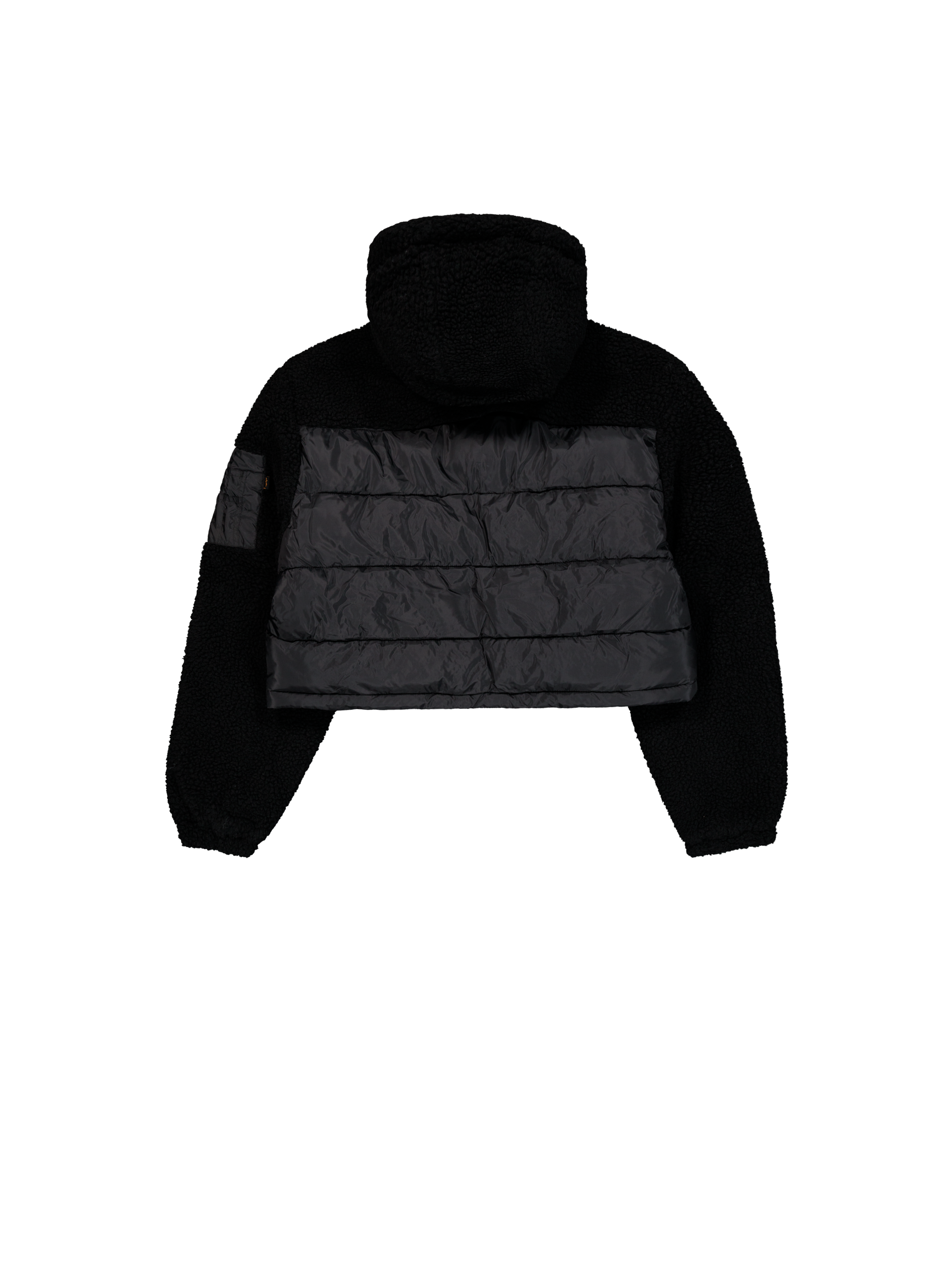 Teddy Puffer Winter Jacket Women black 138001_03_1_flatlay_00002_127481