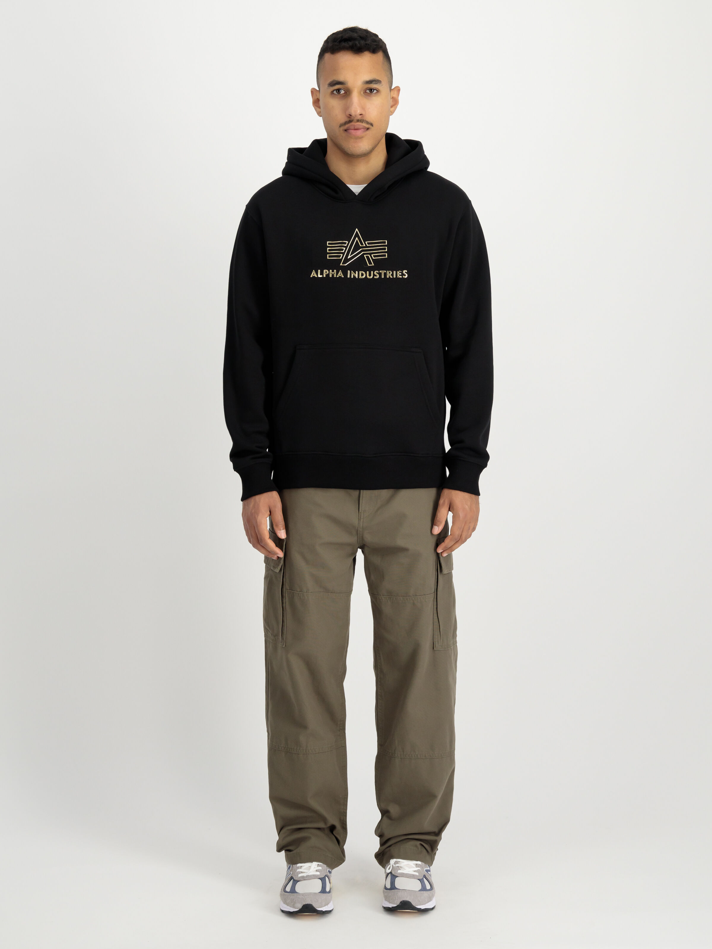 Basic Big Logo TPU Hoodie black/shiny gold 148346_533_2_model_00001_117131