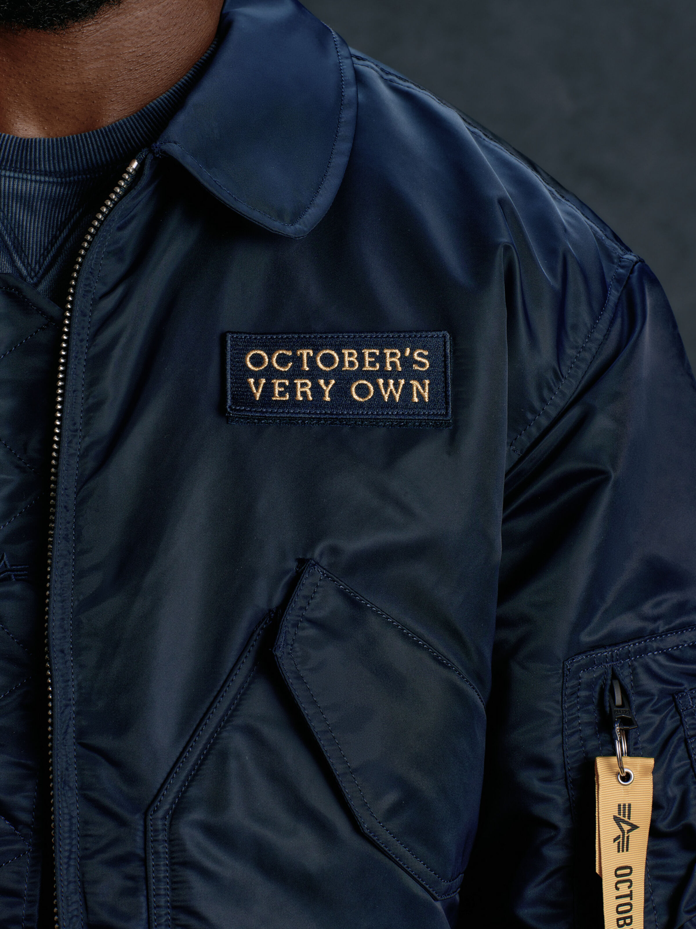 ALPHA x OVO CWU-45/P Bomber Jacket rep.blue 258001_07_3_detail_00001_195830