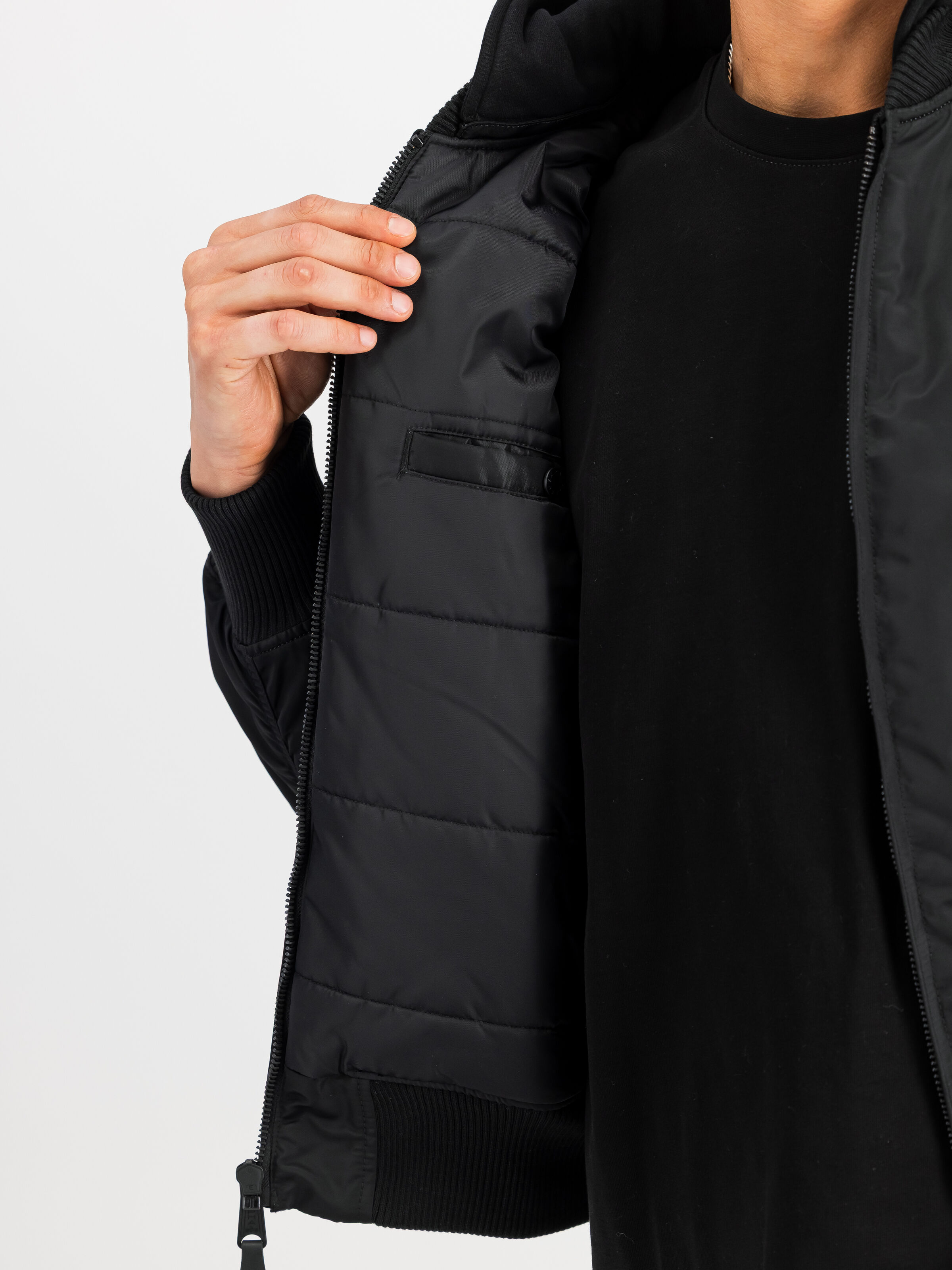 MA-1 Zip Hood Backprint Bomber Jacket black/reflective 128113_285_3_detail_00001_190014