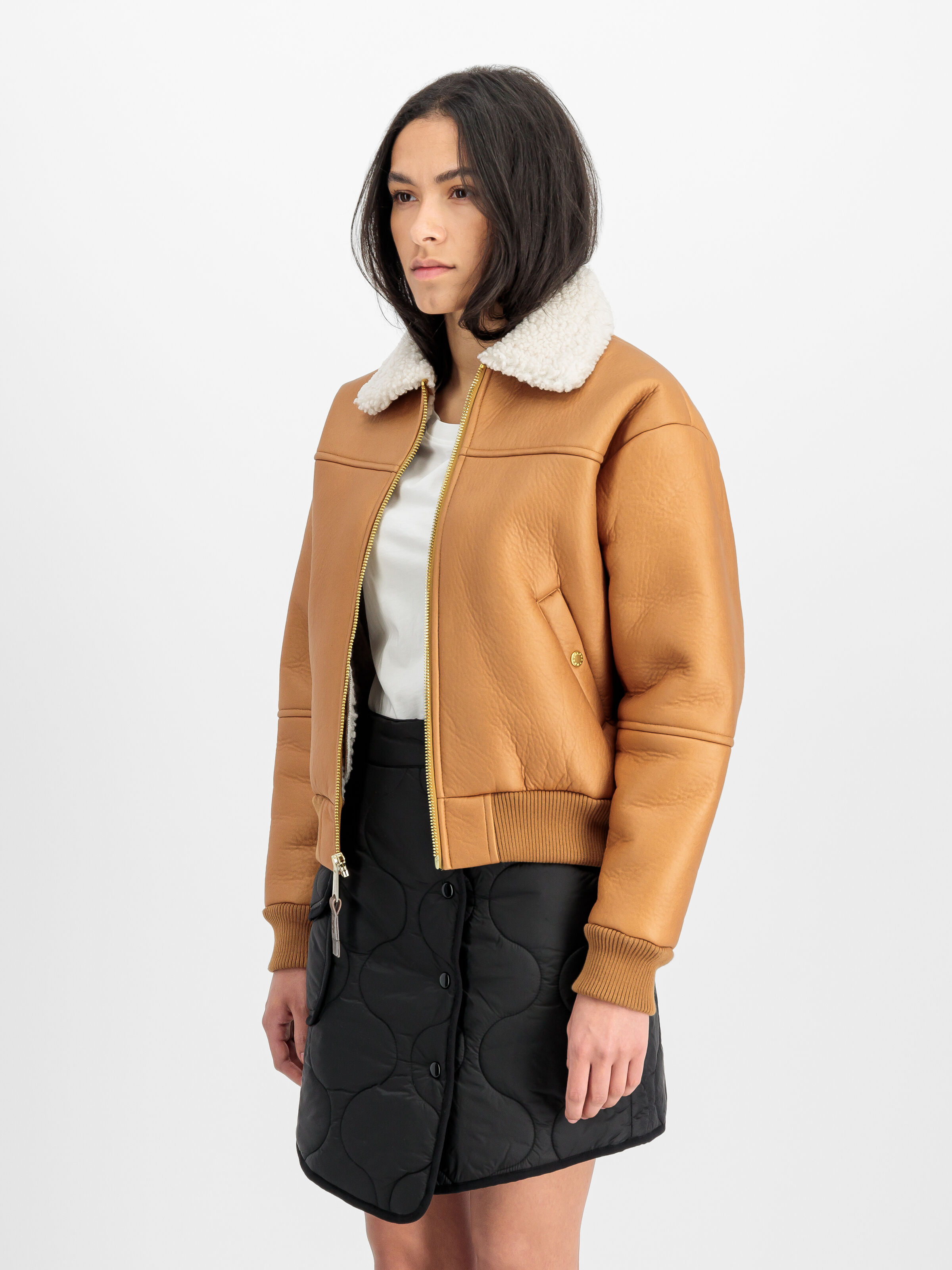 B-15 Modified Winter Jacket Women camel 258007_370_2_model_00002_166621