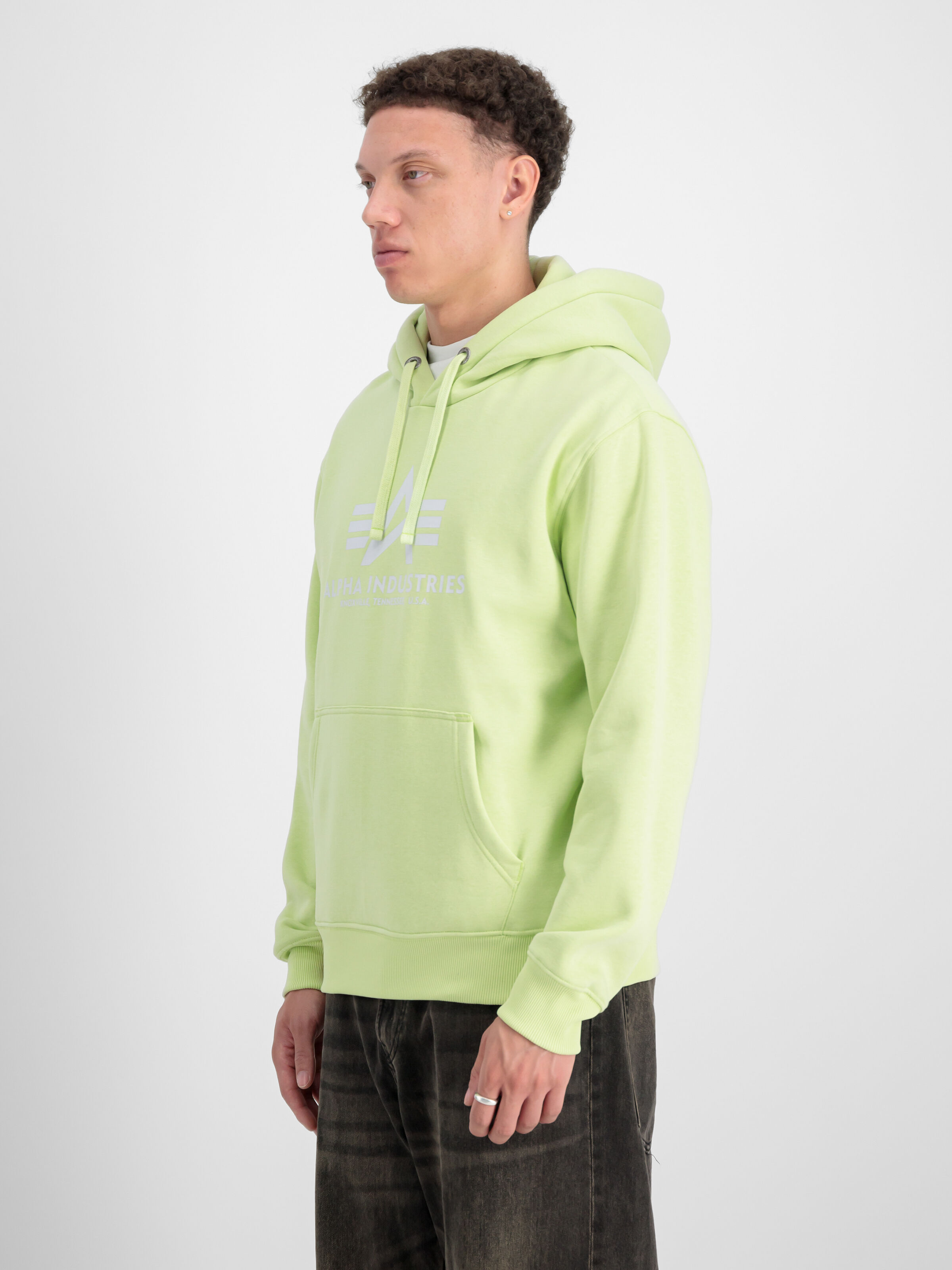 Basic Big Logo Hoodie Arctic Lime 178312_722_2_model_00003_97533