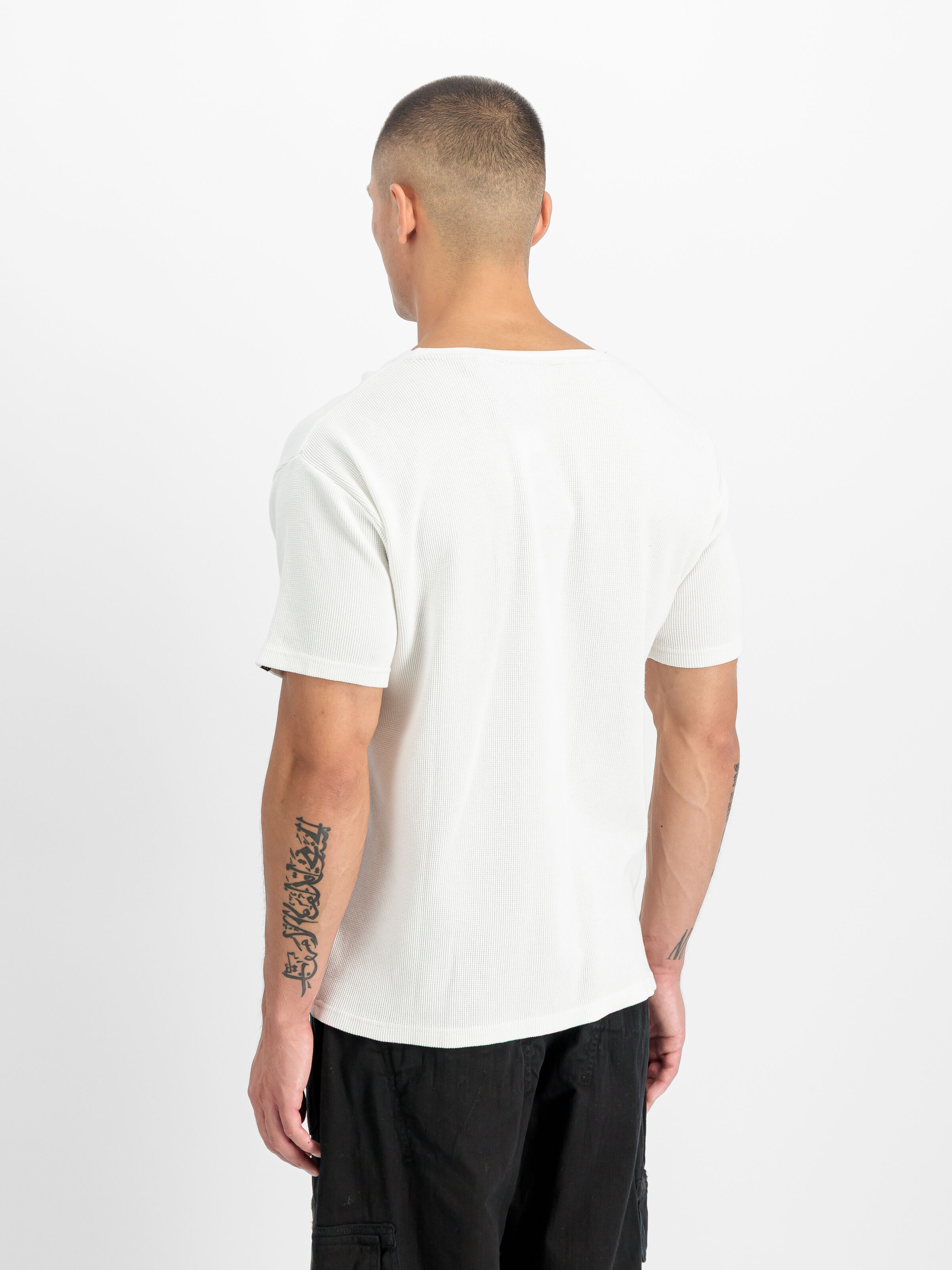 Waffle Small Logo T-Shirt white 266524_09_2_model_00003_213885