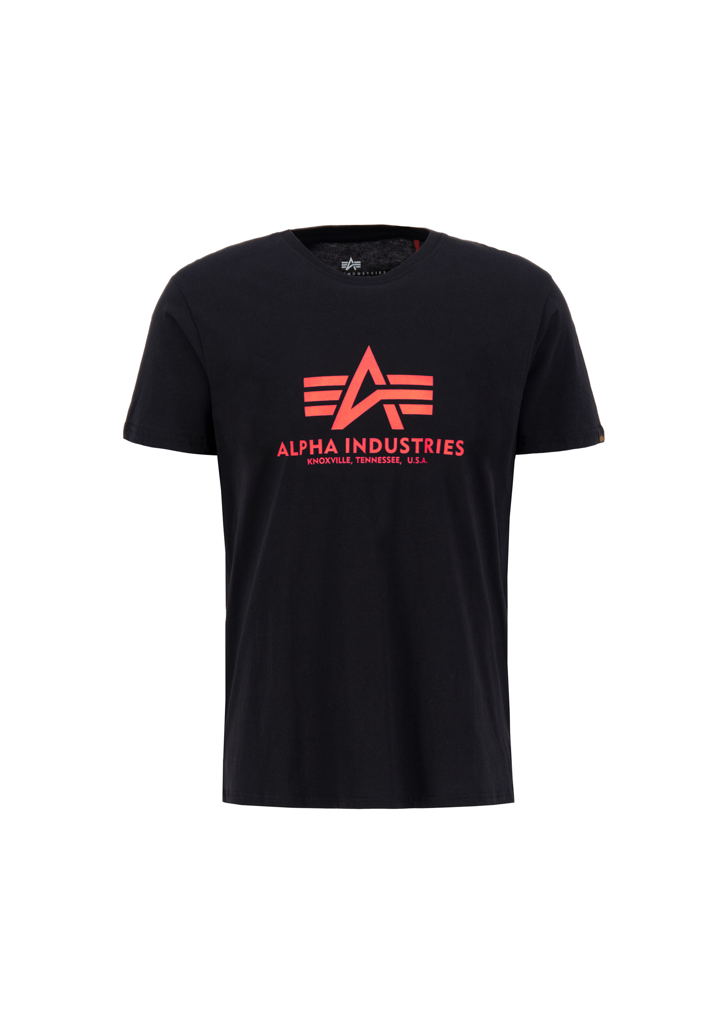 Basic Neon Print T-Shirt black/neon coral 100501NP_734_001_121806.jpg