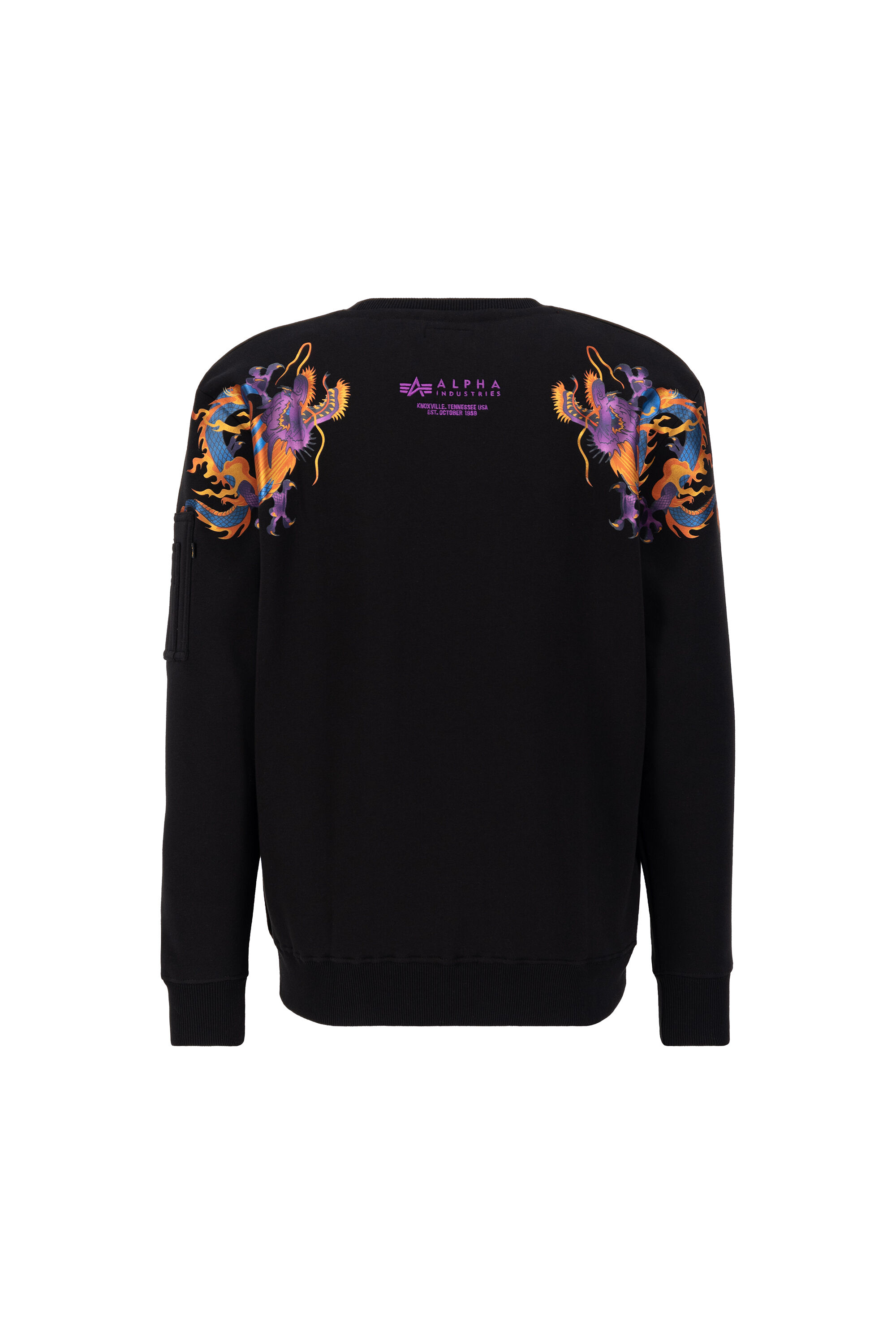 Dragon Embroidery Sweatshirt black 136301_03_002_123999