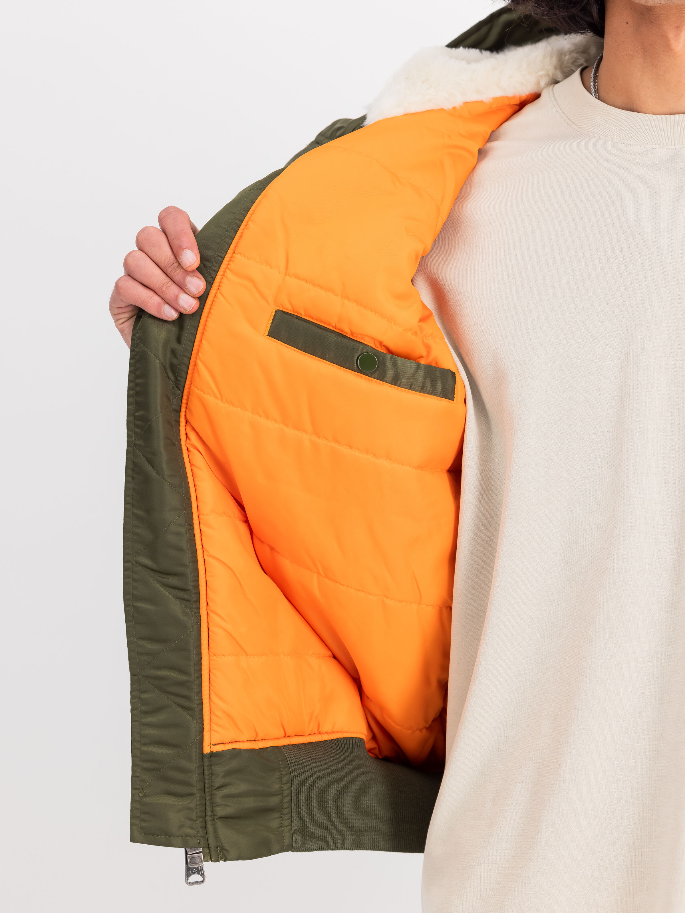 MA-1 Hooded Bomber Jacket dark green 158104_257_3_detail_00001_128853