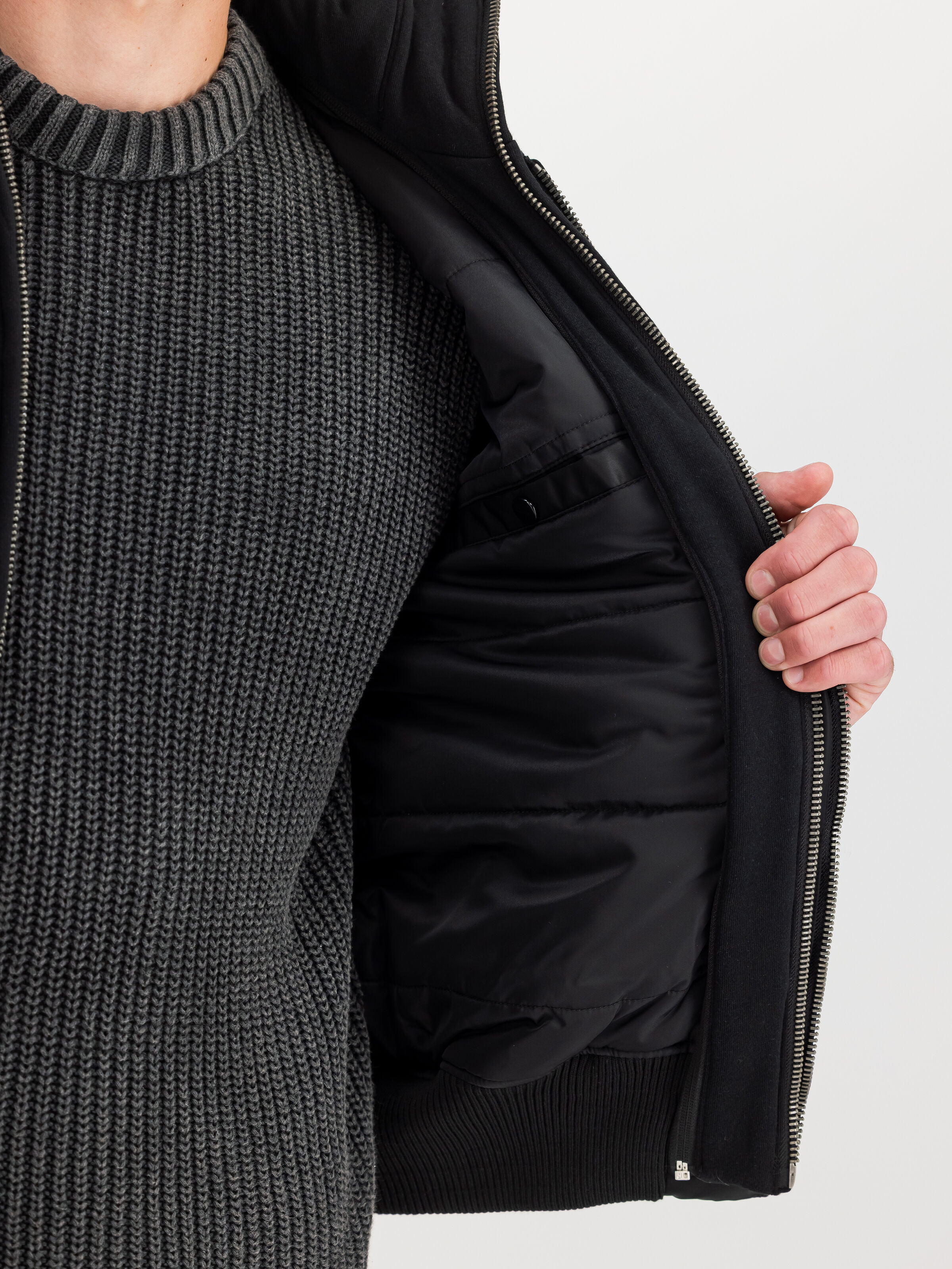 MA-1 D-Tec Sleeve Embroidery Bomber Jacket black/black 133104_515_3_detail_00002_192582