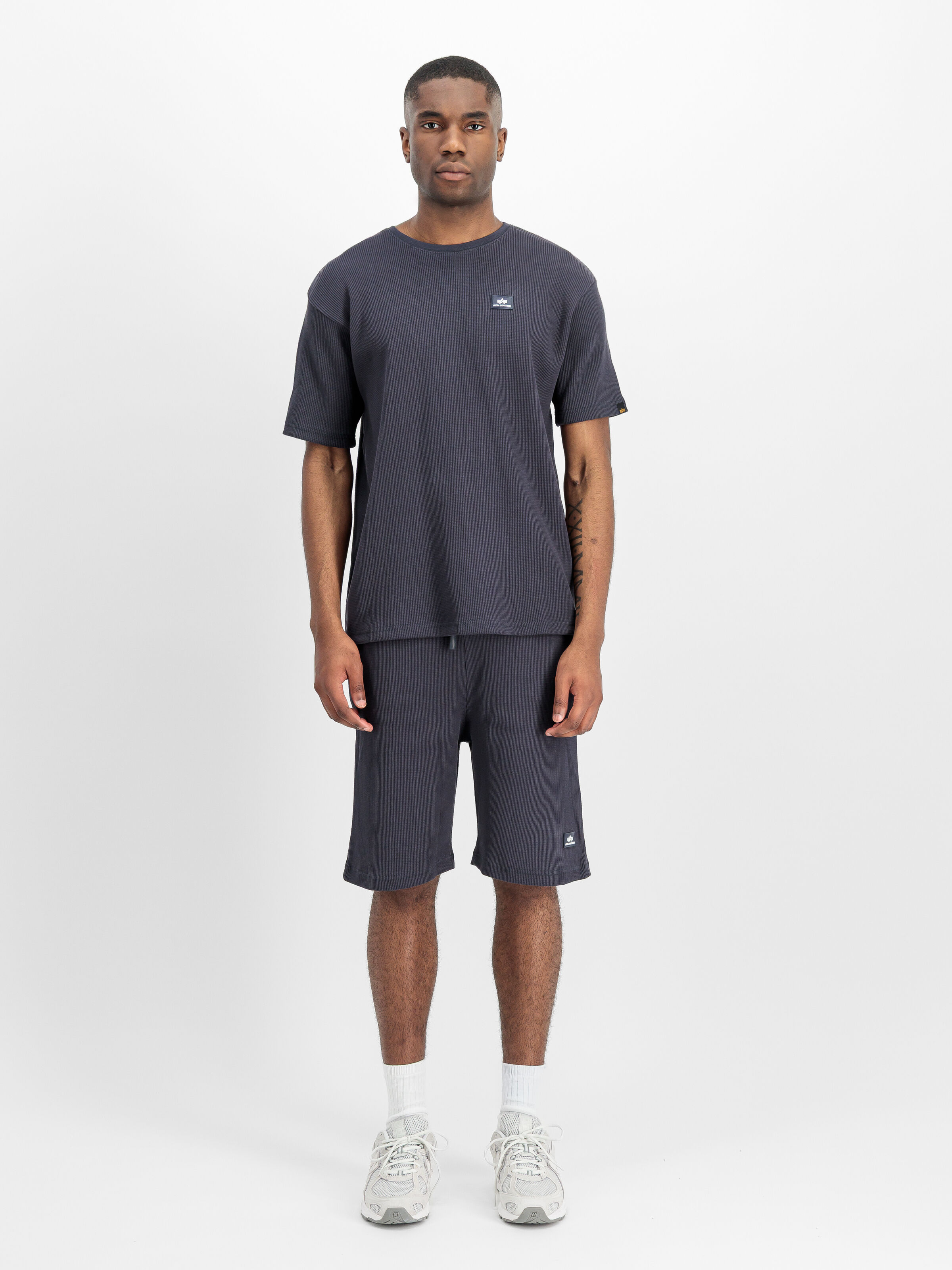Waffle Small Logo T-Shirt ultra navy 266524_697_2_model_00001_226101
