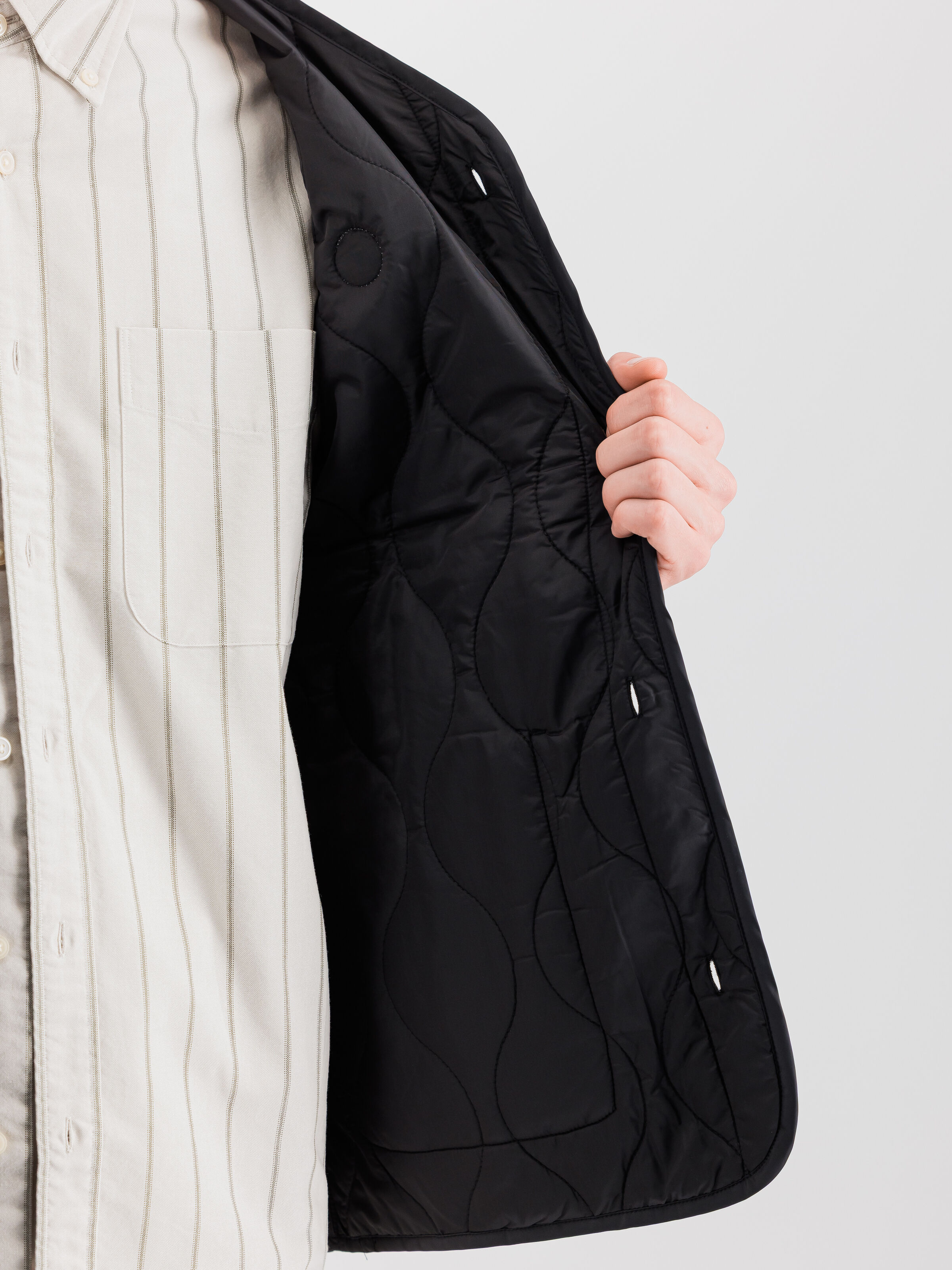 ALPHA x AAPE PADDING Lining Jacket black 258163_03_3_detail_00002_212789