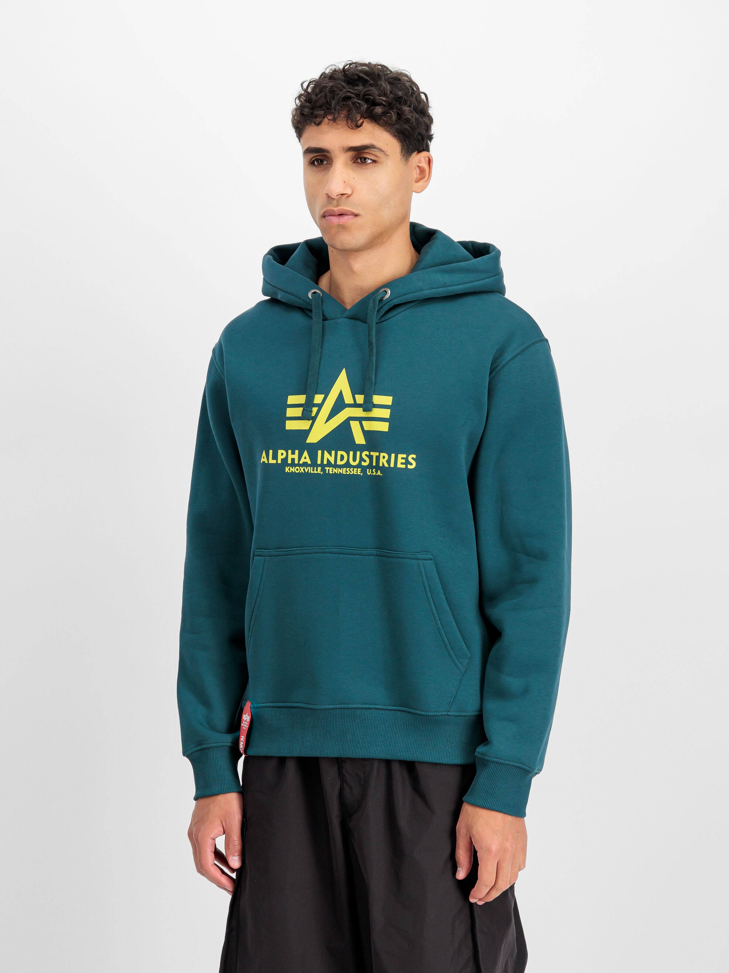 Basic Big Logo Hoodie deep petrol 178312_609_2_model_00002_197992