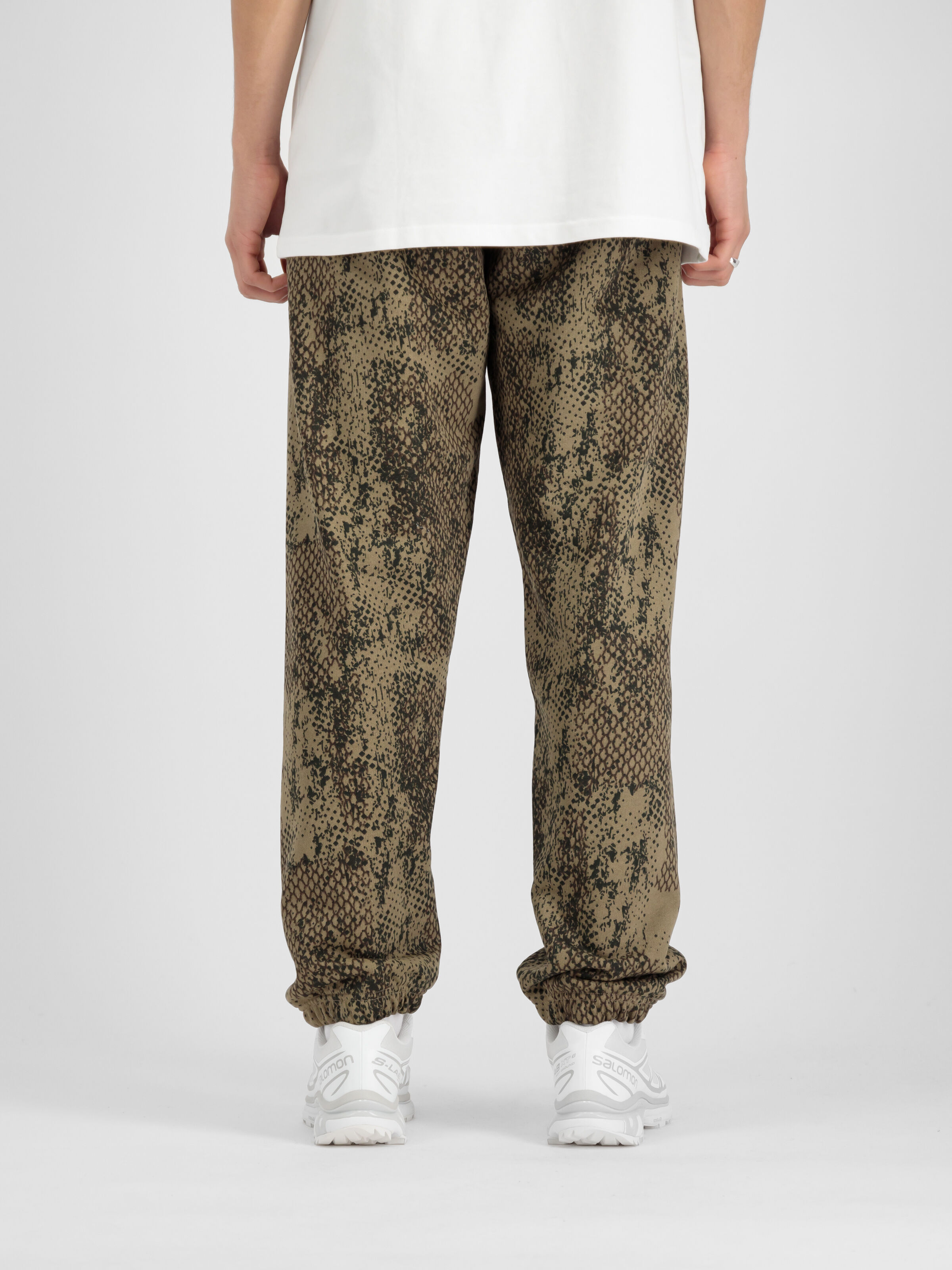 Alpha Essentials Rubber Logo Camo Jogger 