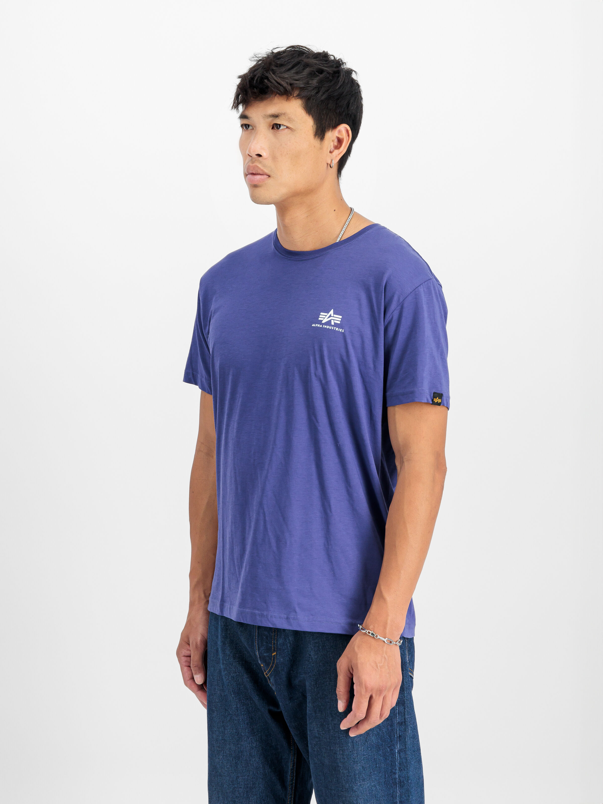 Backprint Camo Print T-Shirt night purple 128507CP_735_2_model_00003_118490
